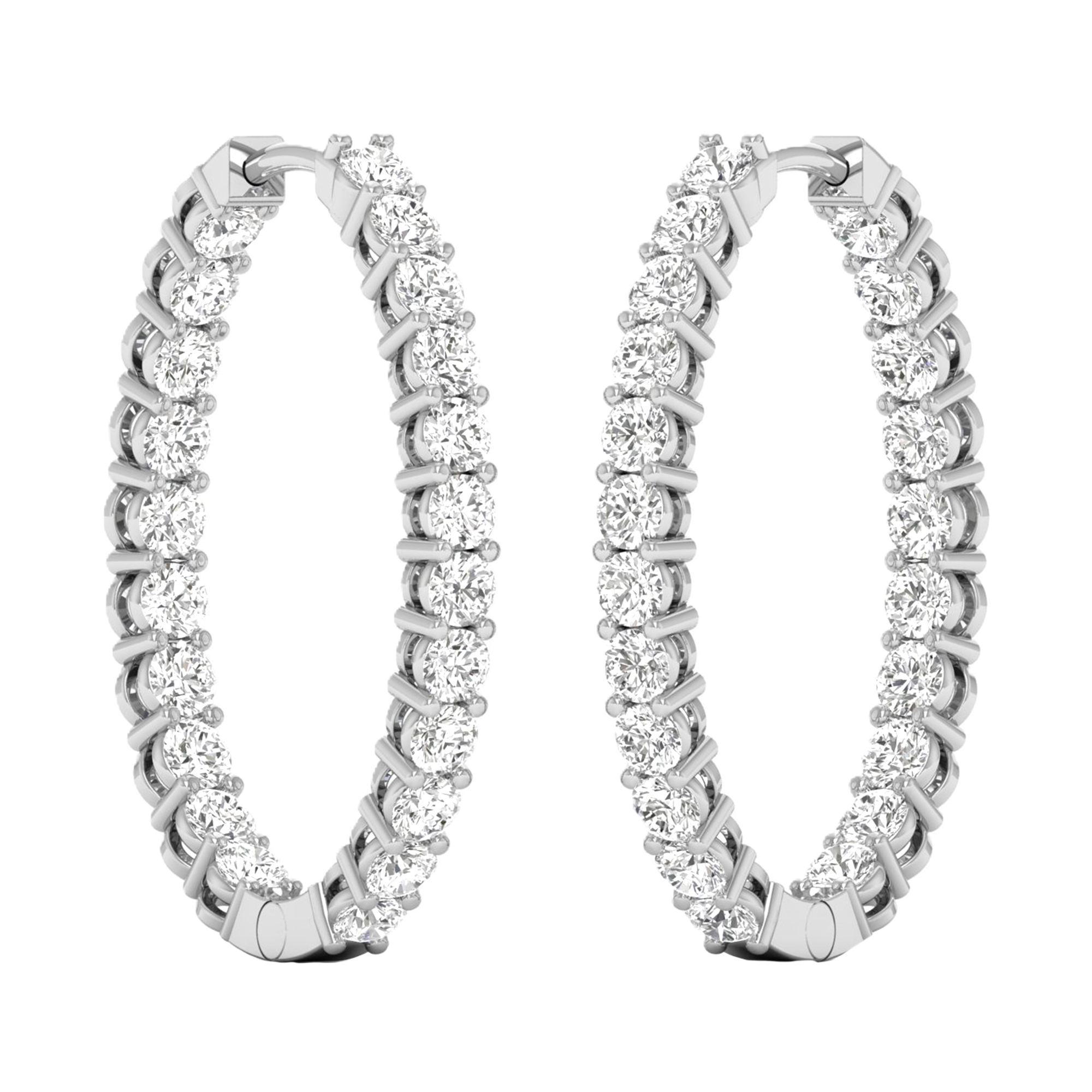Quinn Oorringen Briljant - 2.6ct tot 5.4ct