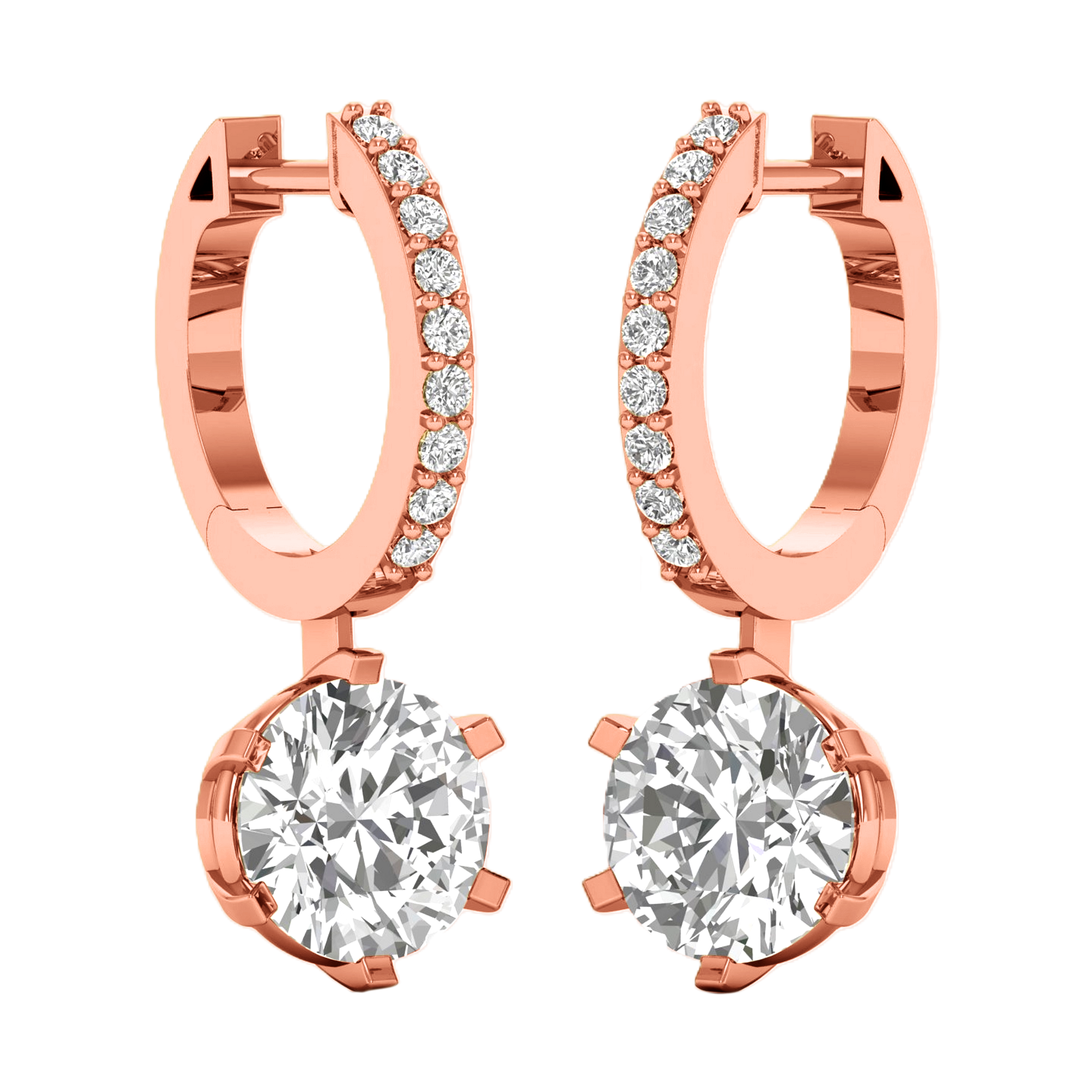 Wren Diamanten Oorringen Briljant - 4.2ct