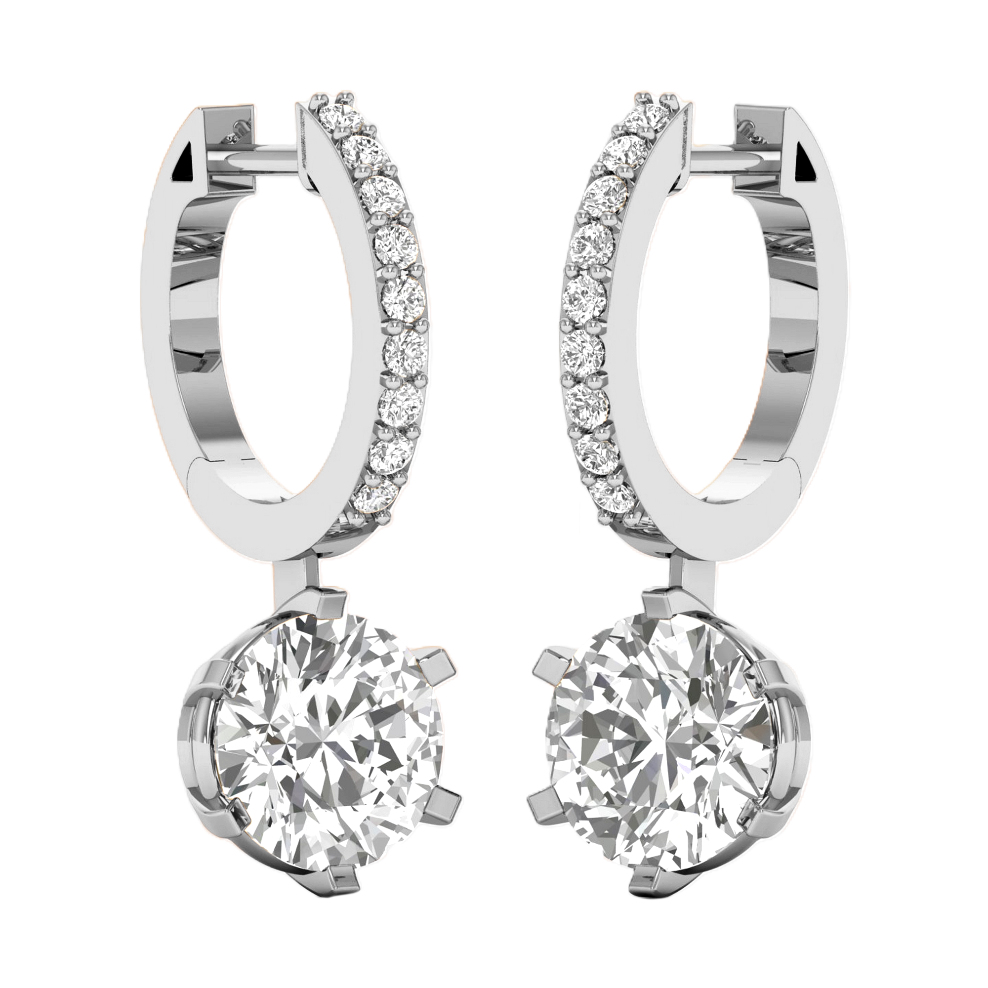 Wren Diamanten Oorringen Briljant - 4.2ct