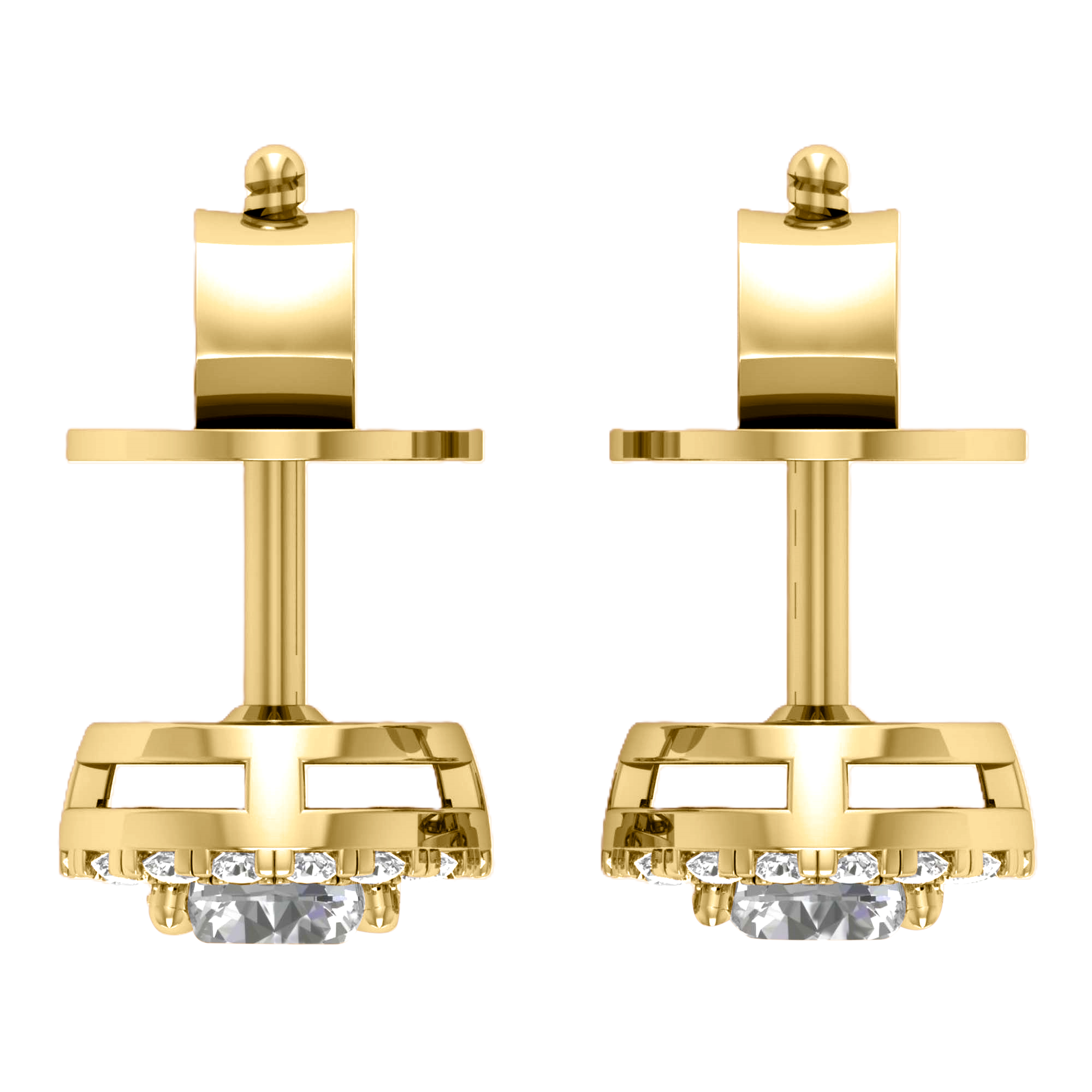 Yara Diamond Stud Earrings Brilliant - 1.2ct to 4.5ct