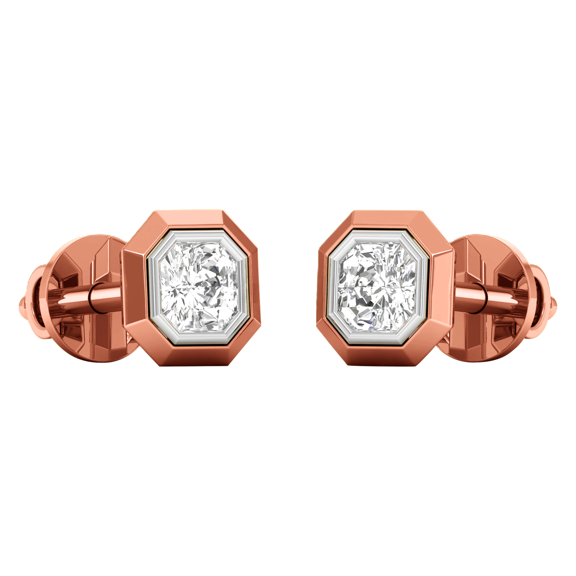 Lucie Ohrringe Asscher – 0.5ct bis 5ct