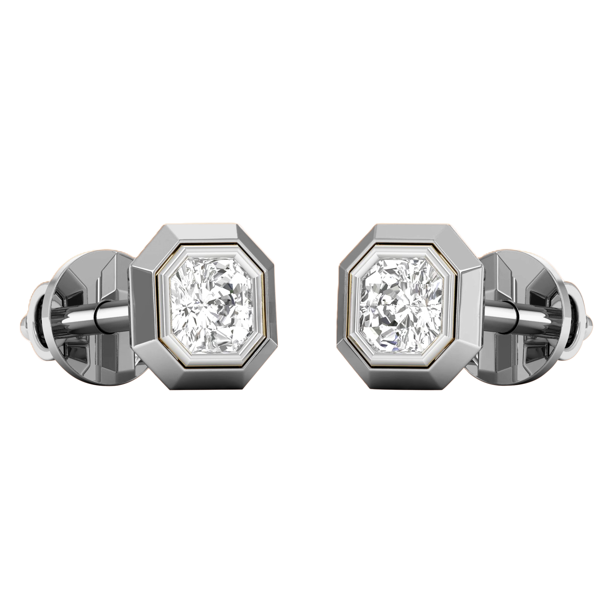Lucie Ohrringe Asscher – 0.5ct bis 5ct