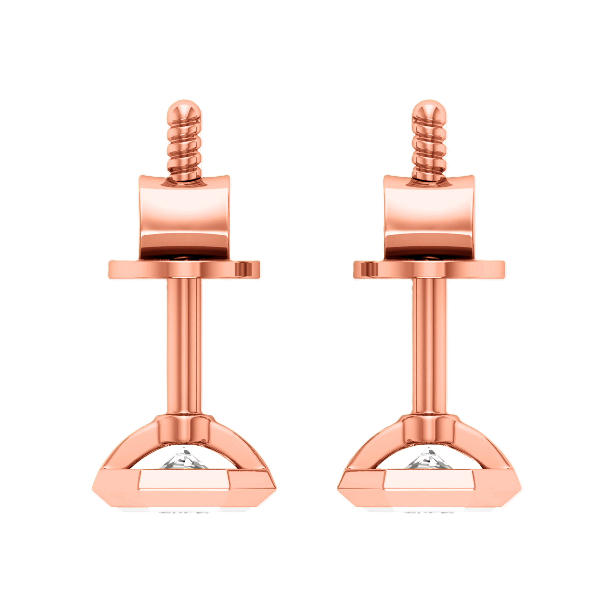 Lucie Ohrringe Asscher – 0.5ct bis 5ct