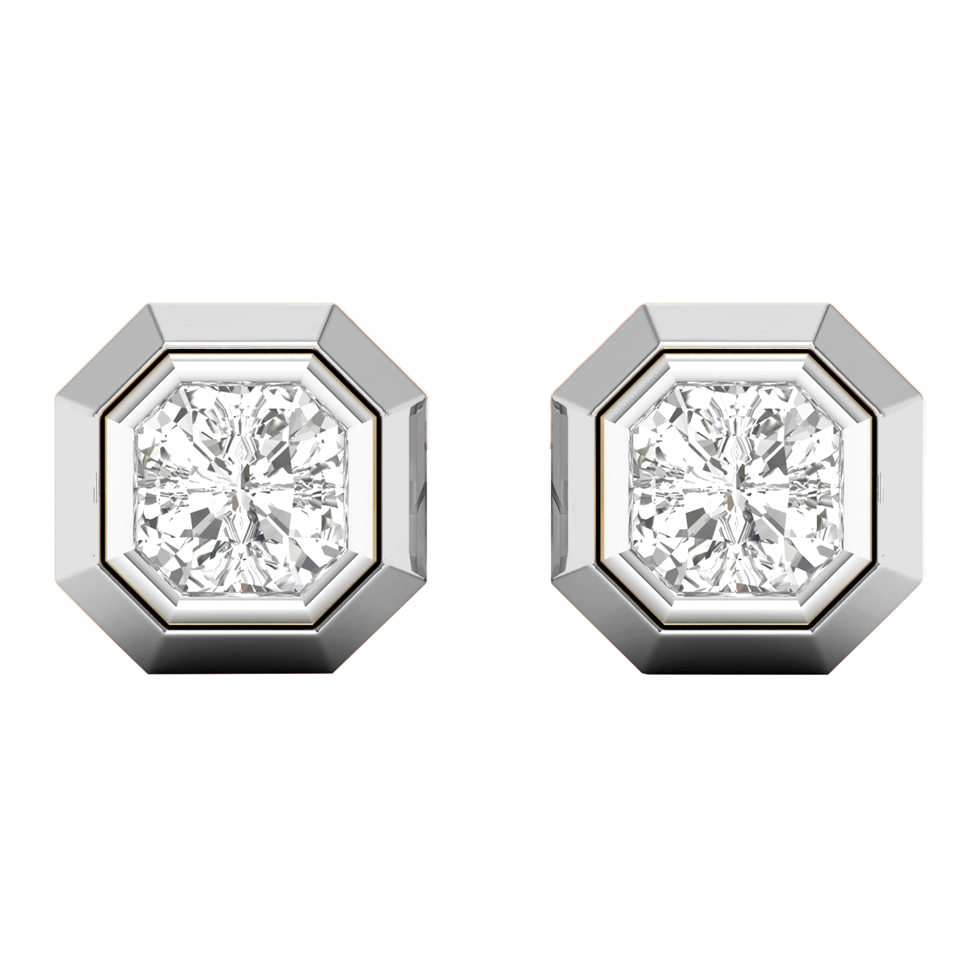 Lucie Ohrringe Asscher – 0.5ct bis 5ct