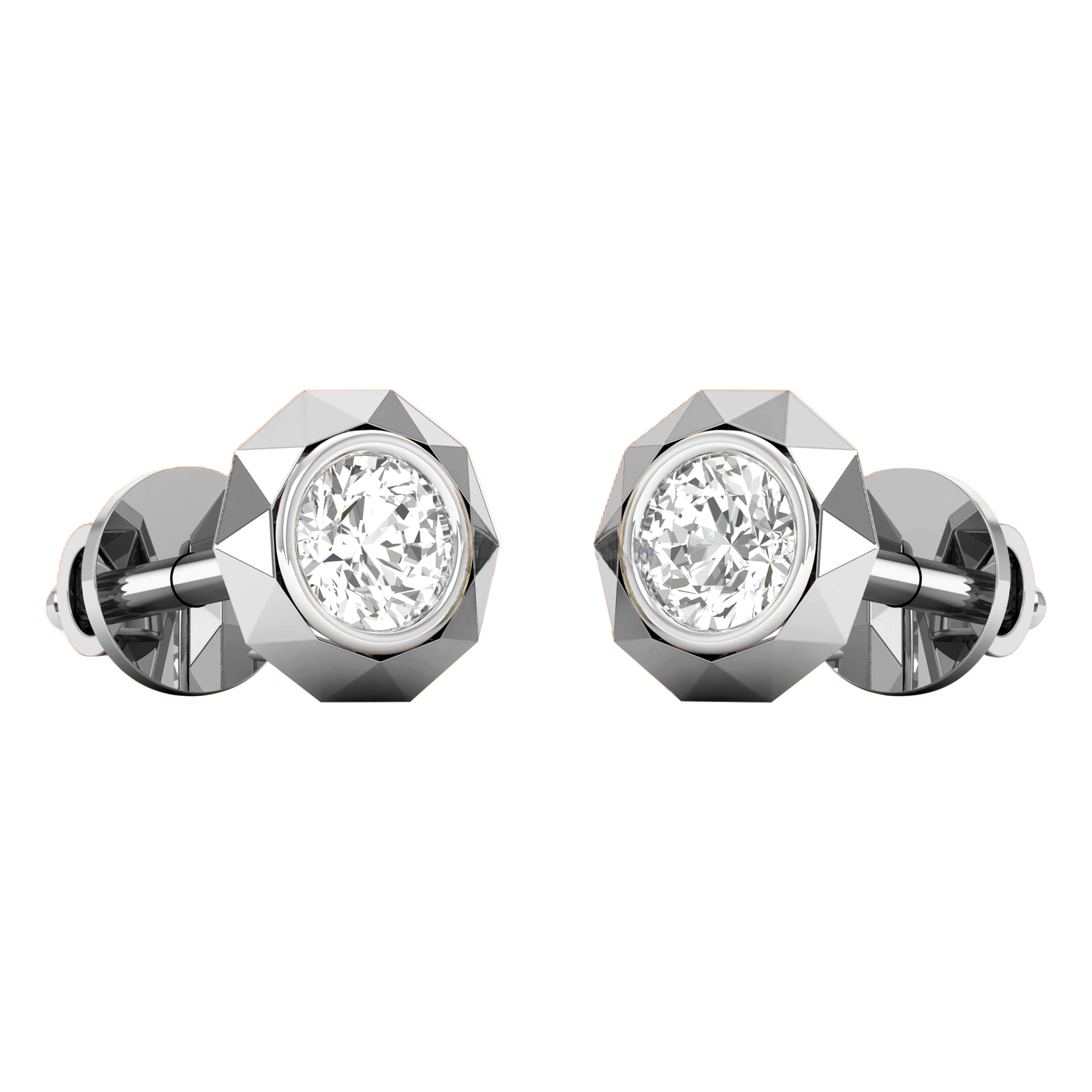 Lucie Stud Oorbellen Briljant - 0.5ct tot 2ct