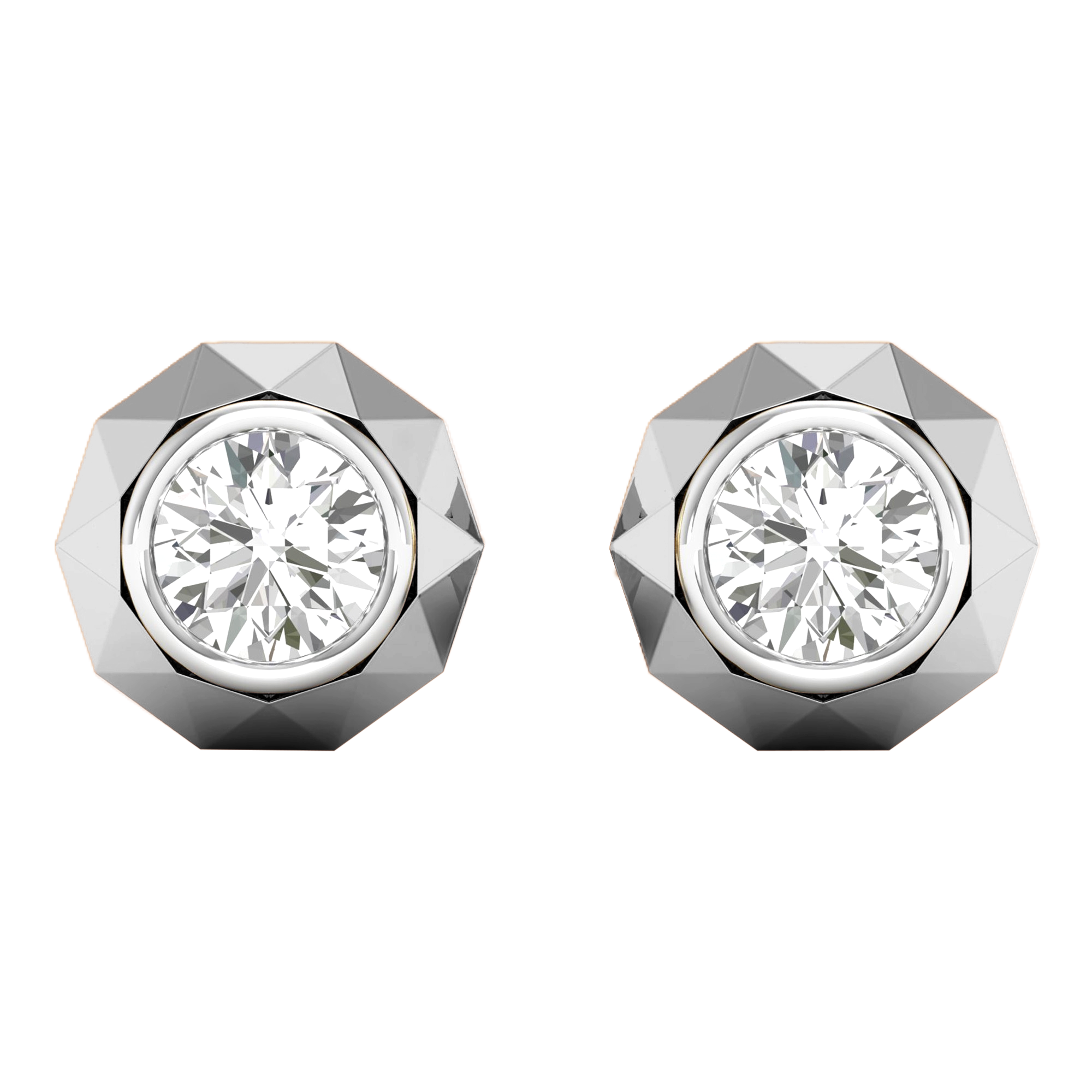 Lucie Stud Oorbellen Briljant - 0.5ct tot 2ct