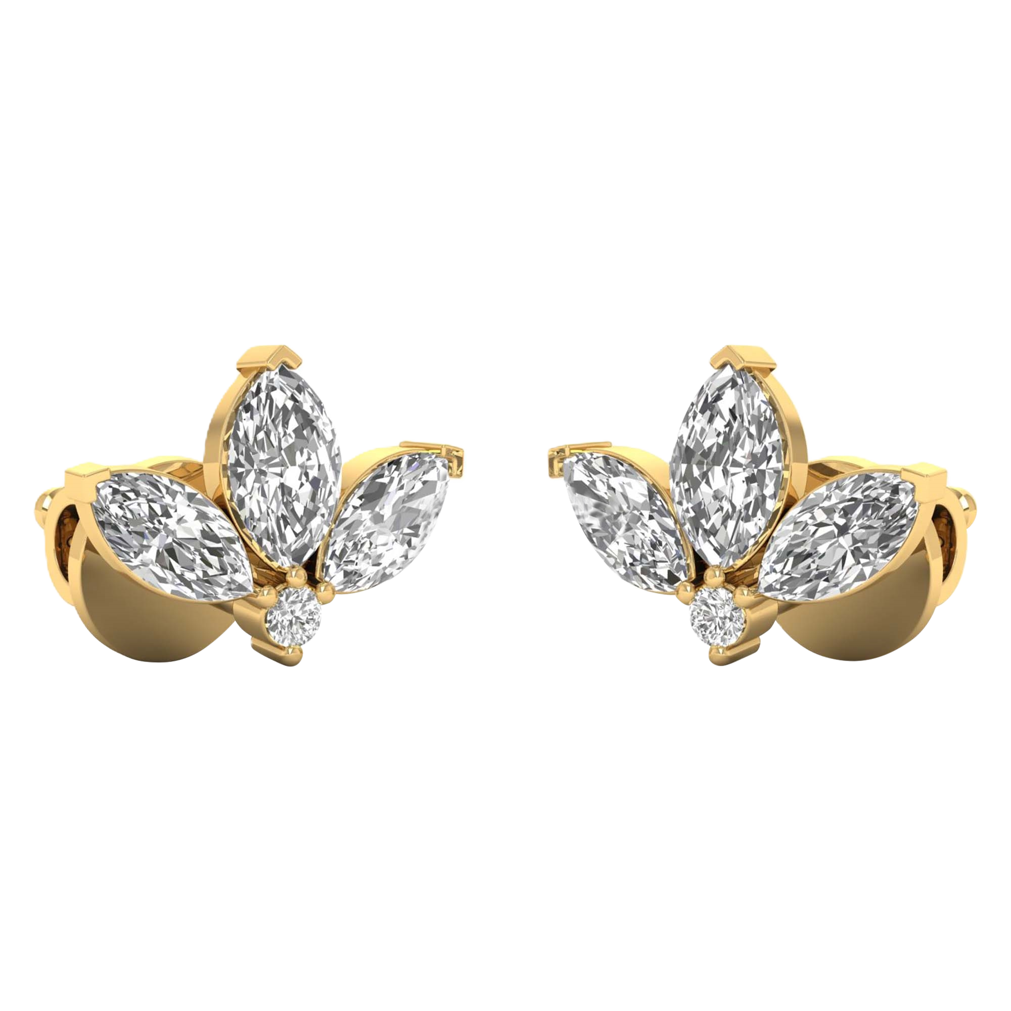 Gina Diamant-Ohrstecker Marquise – 0,6 ct