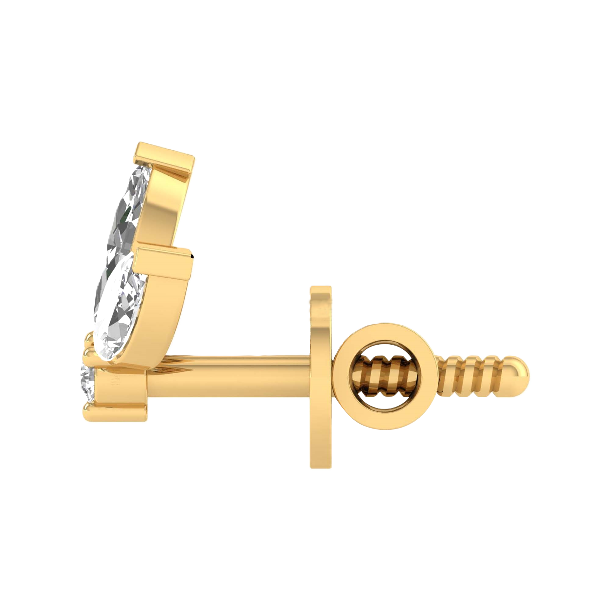 Gina Diamant-Ohrstecker Marquise – 0,6 ct