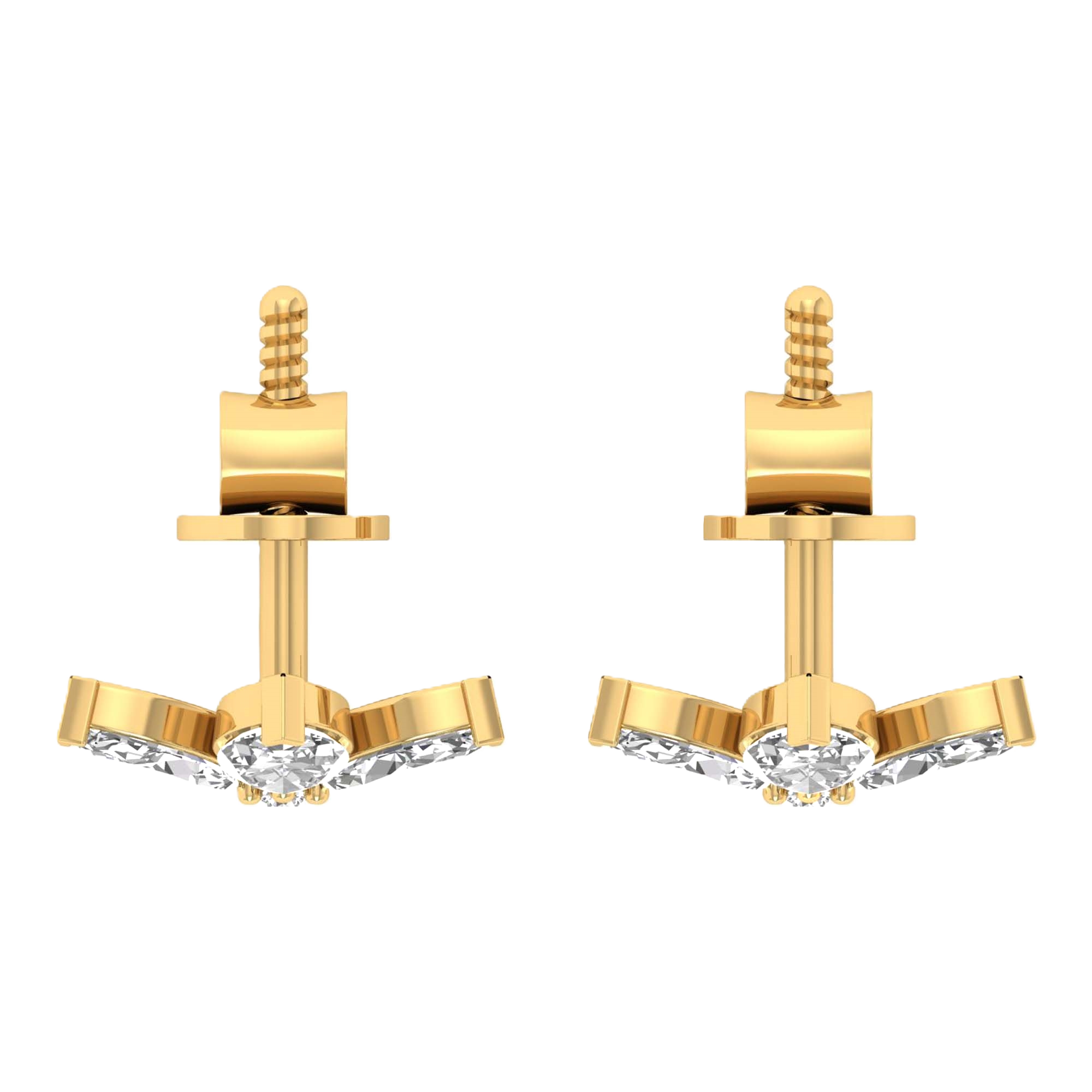 Gina Diamant-Ohrstecker Marquise – 0,6 ct