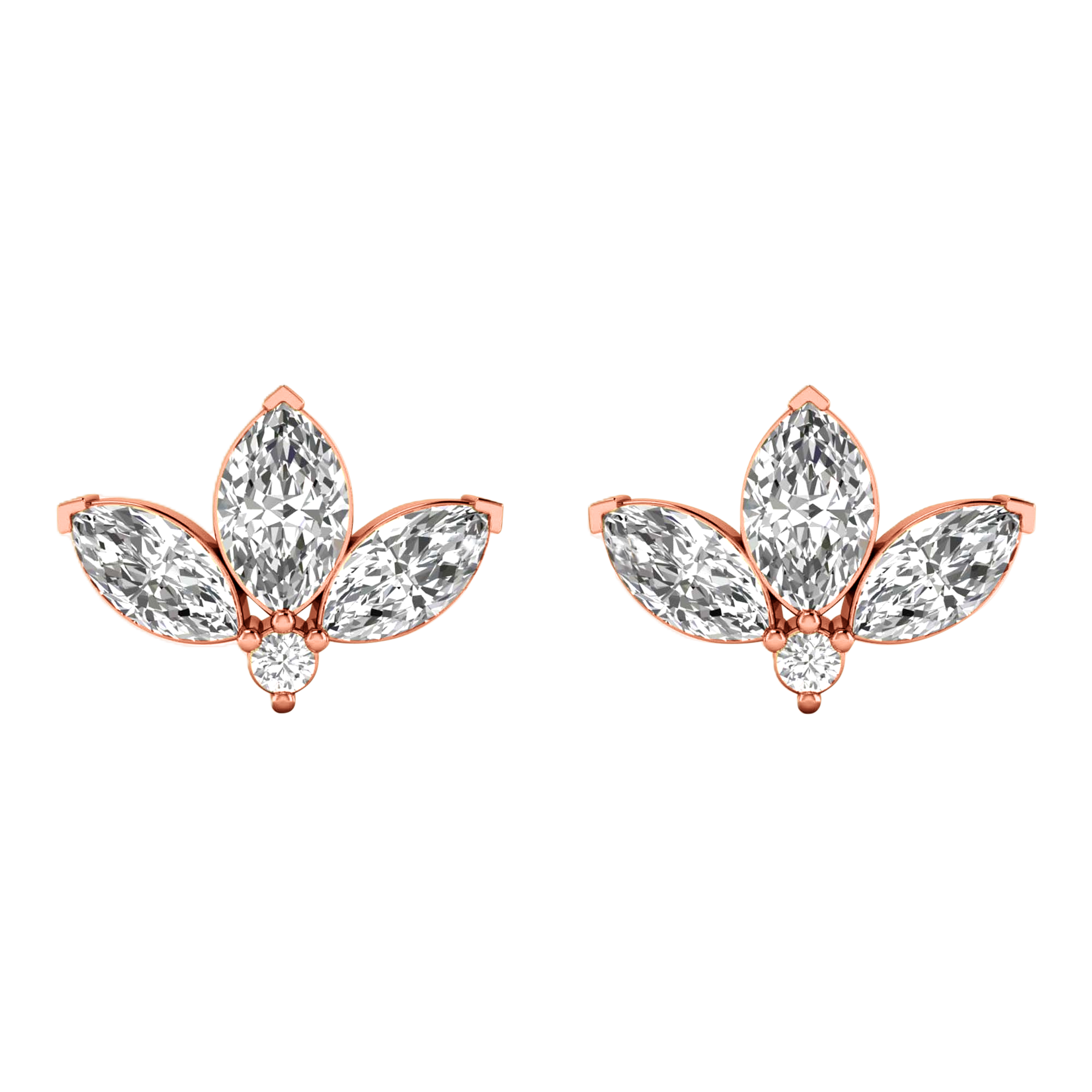 Gina Diamant-Ohrstecker Marquise – 0,6 ct