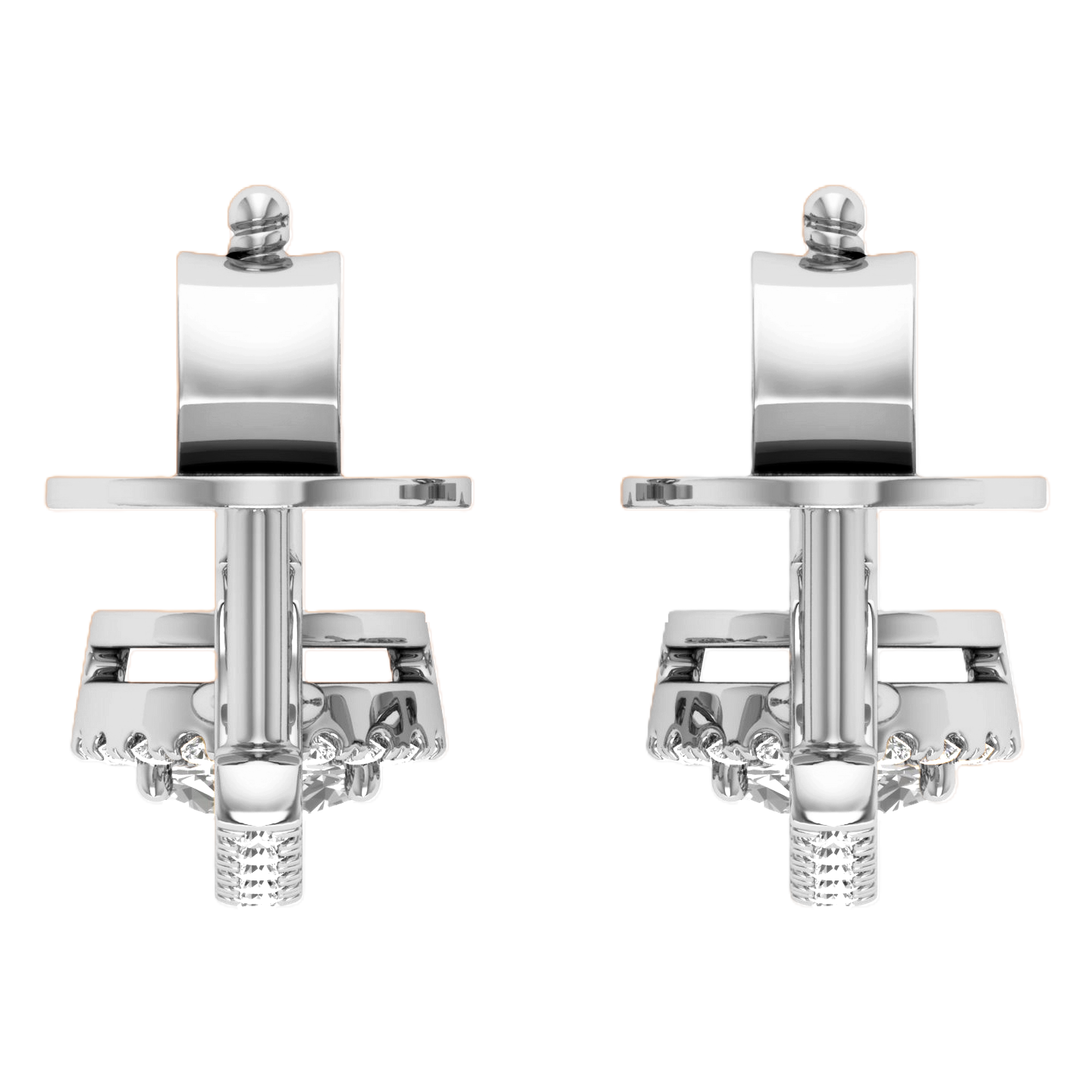 Bente Oval Drop Earrings - 1.3ct to 4.5ct
