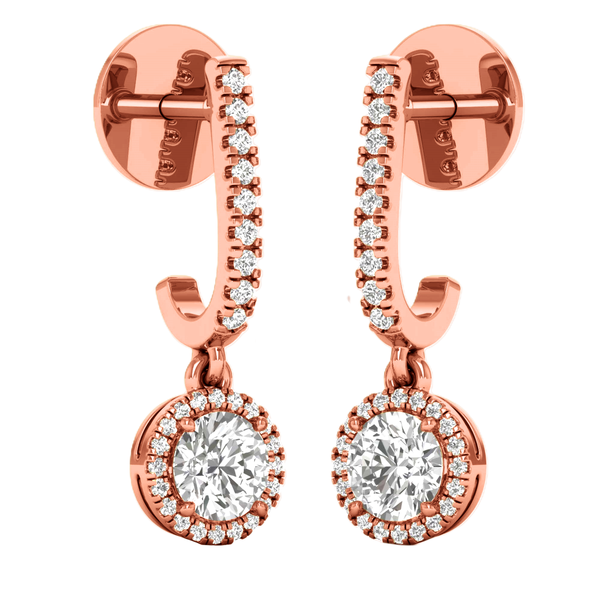 Bente Hangoorbellen Briljant - 1.3ct tot 4.7ct