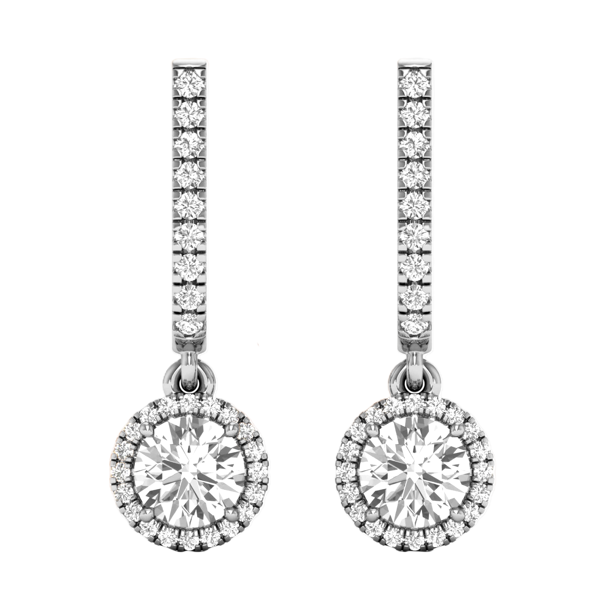 Bente Hangoorbellen Briljant - 1.3ct tot 4.7ct