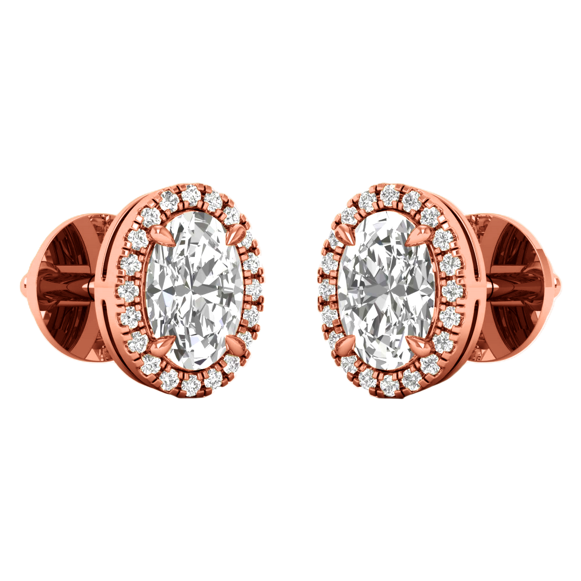 Sofia Ohrstecker Oval - 1.1ct bis 5.6ct