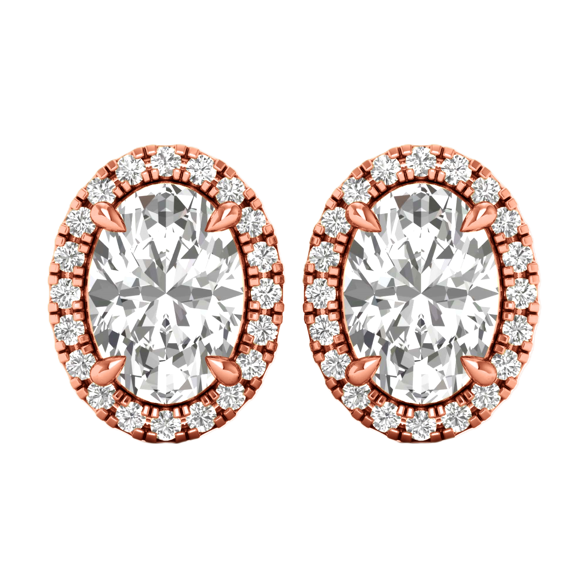 Sofia Ohrstecker Oval - 1.1ct bis 5.6ct
