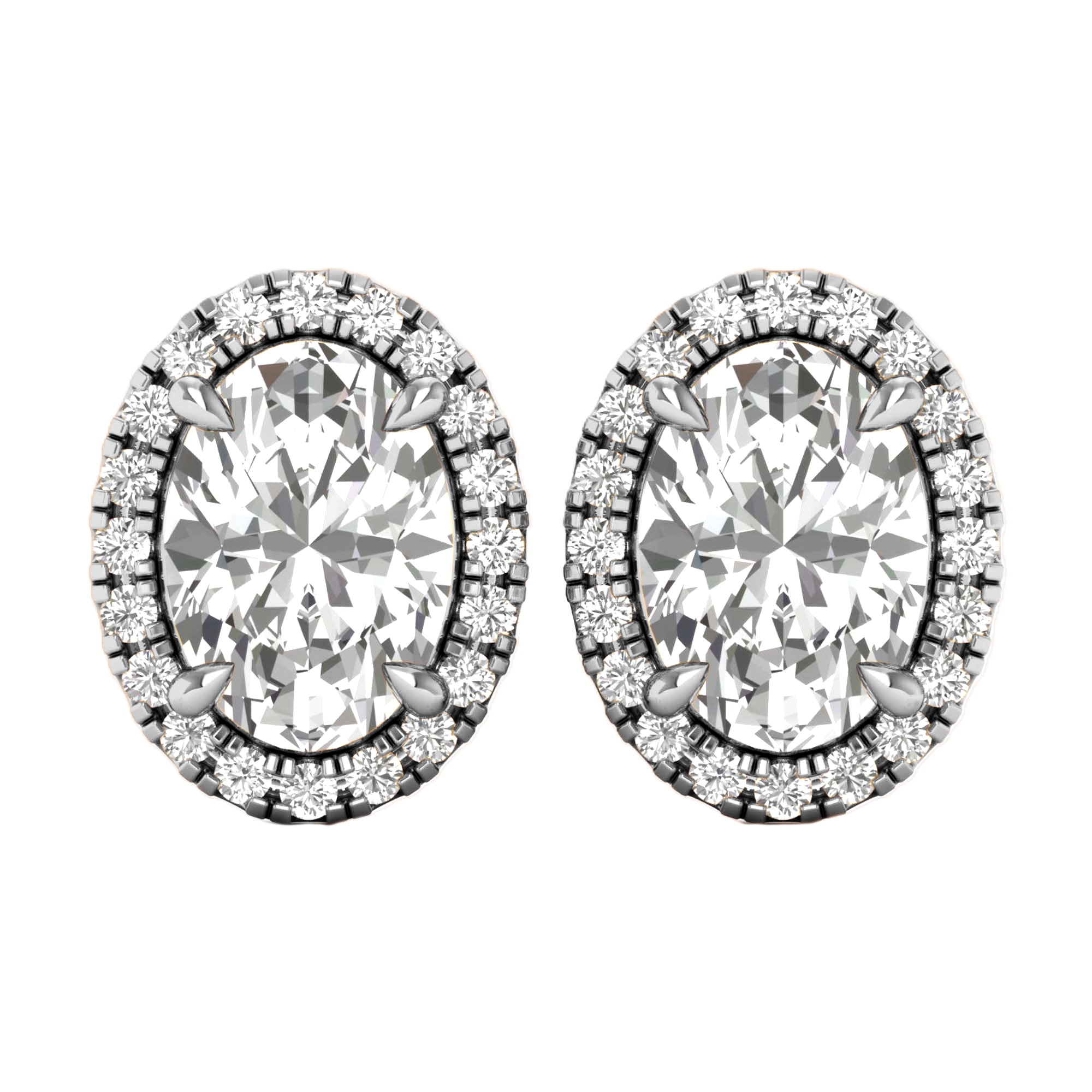 Sofia Ohrstecker Oval - 1.1ct bis 5.6ct