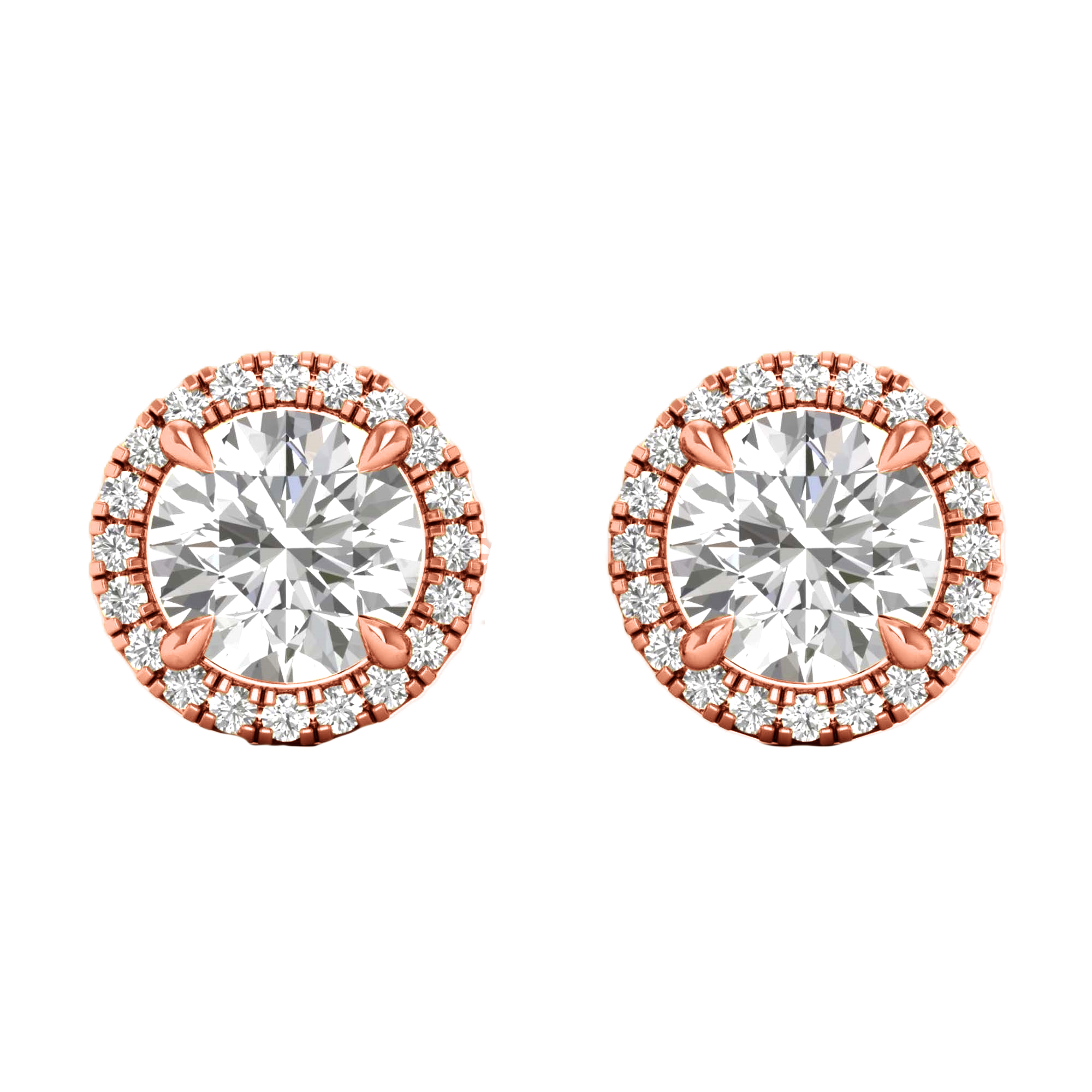 Sofia Stud Oorbellen Briljant - 1.1ct tot 5.5ct