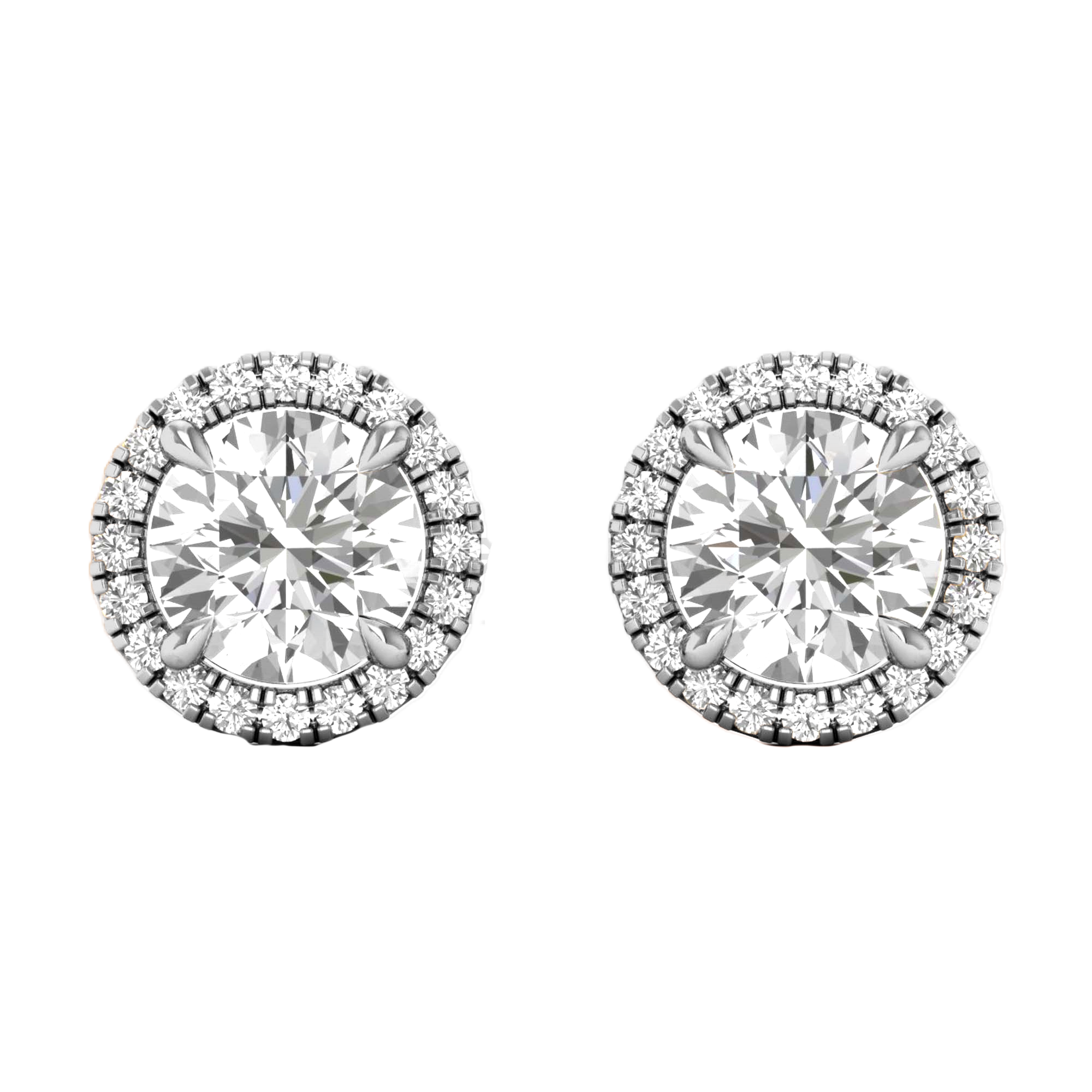 Sofia Stud Oorbellen Briljant - 1.1ct tot 5.5ct