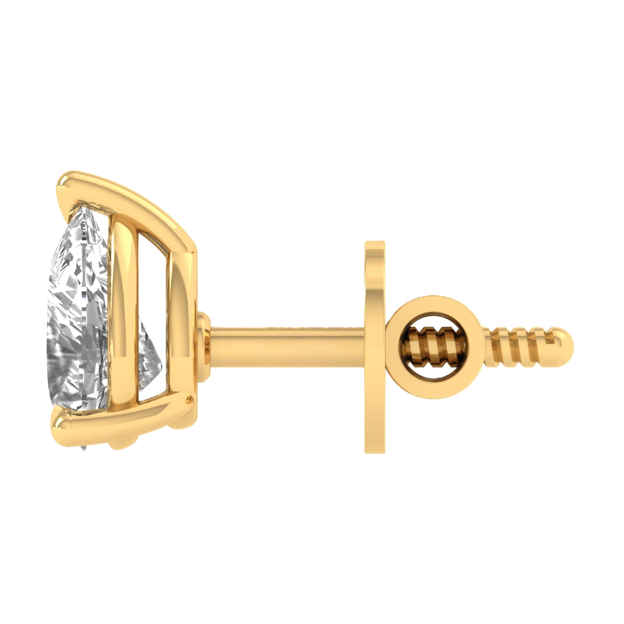 Noa Stud Oorbellen Peer - 1ct tot 5ct