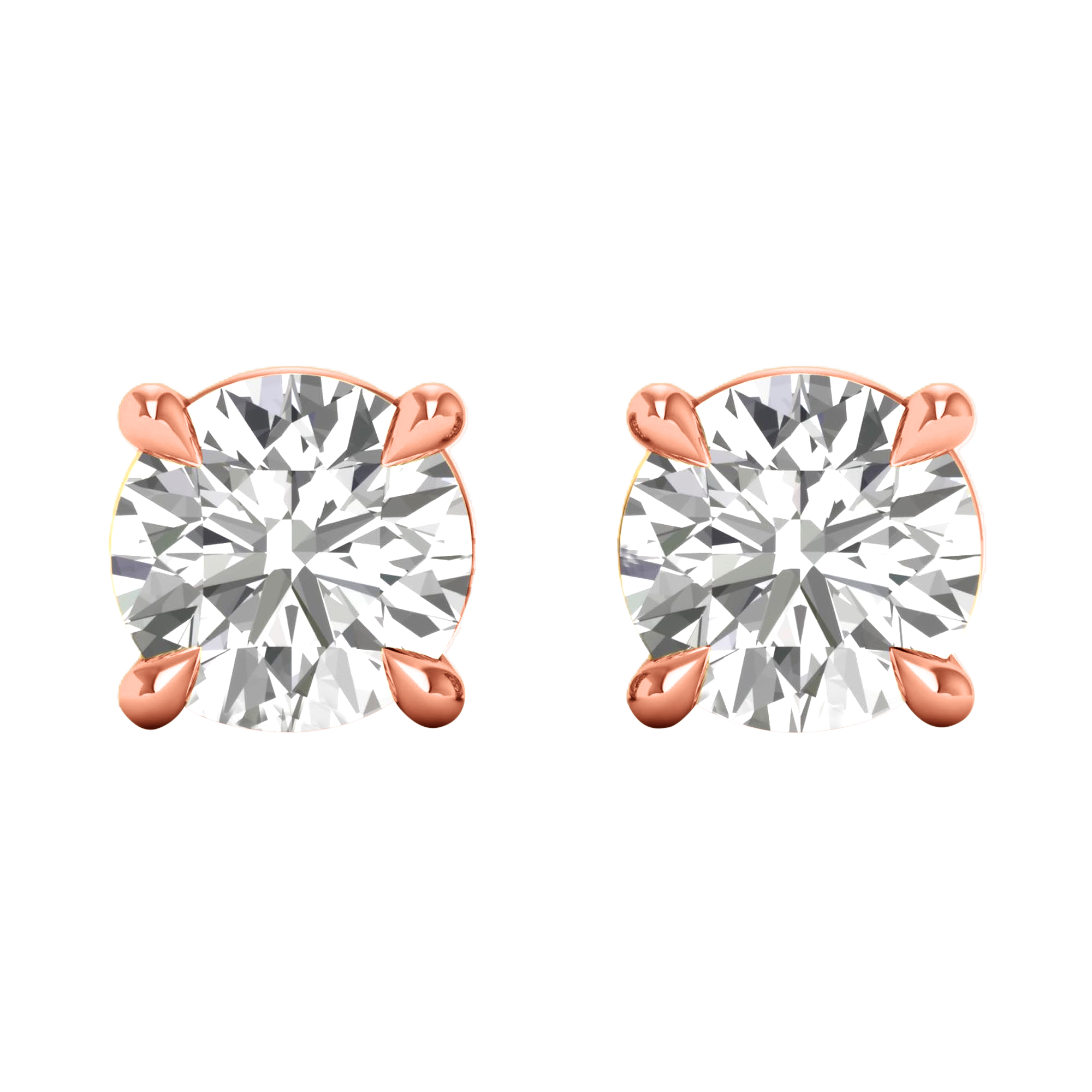 Noa Stud Oorbellen Briljant - 0.5ct tot 5ct