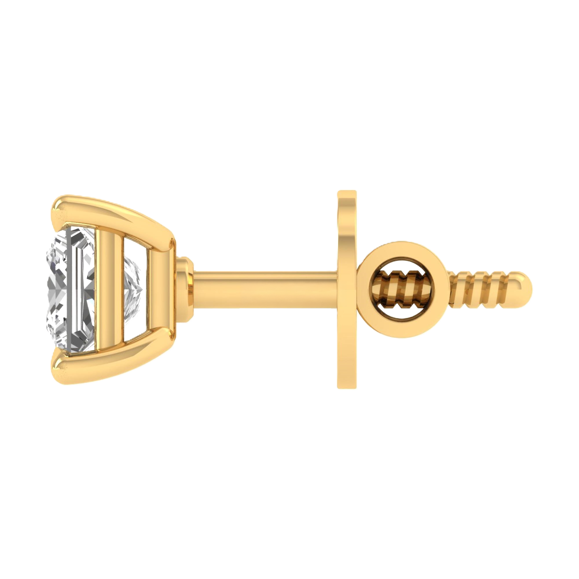 Noa Stud Oorbellen Princess - 1ct tot 6ct