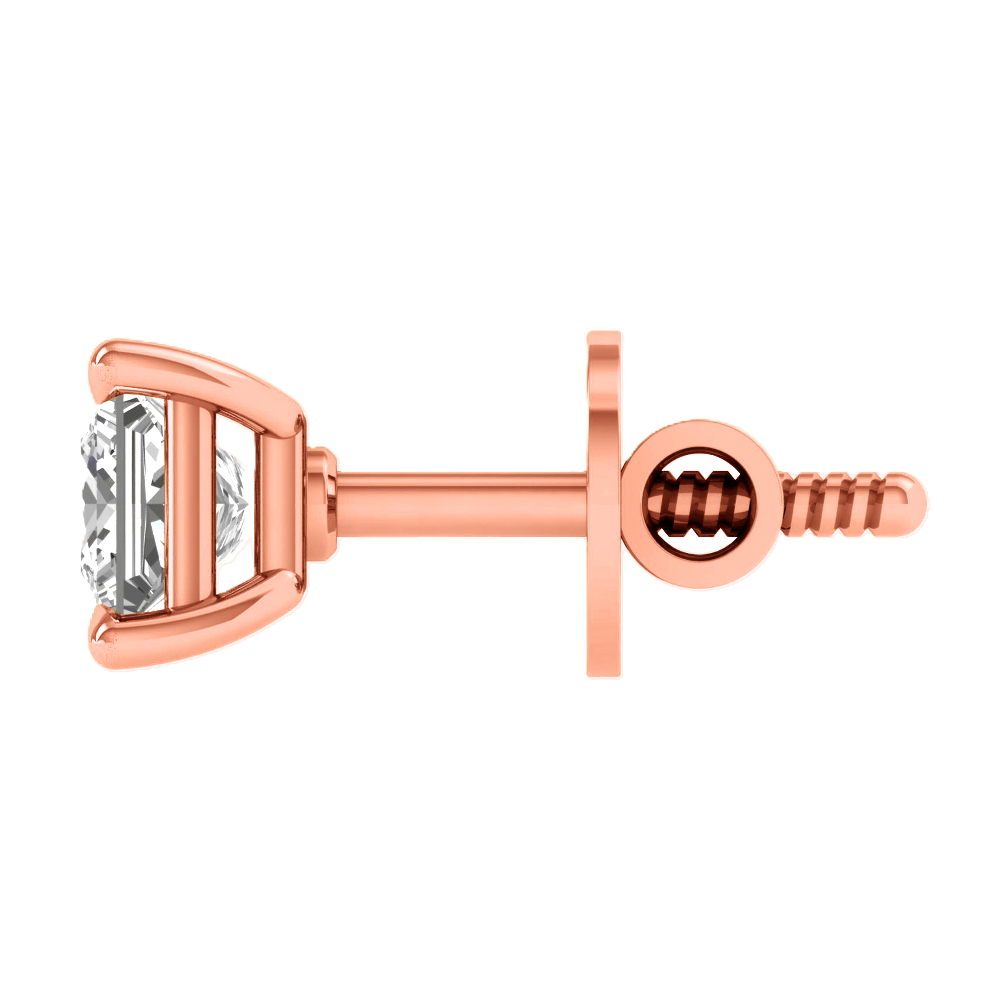 Noa Stud Oorbellen Princess - 1ct tot 6ct