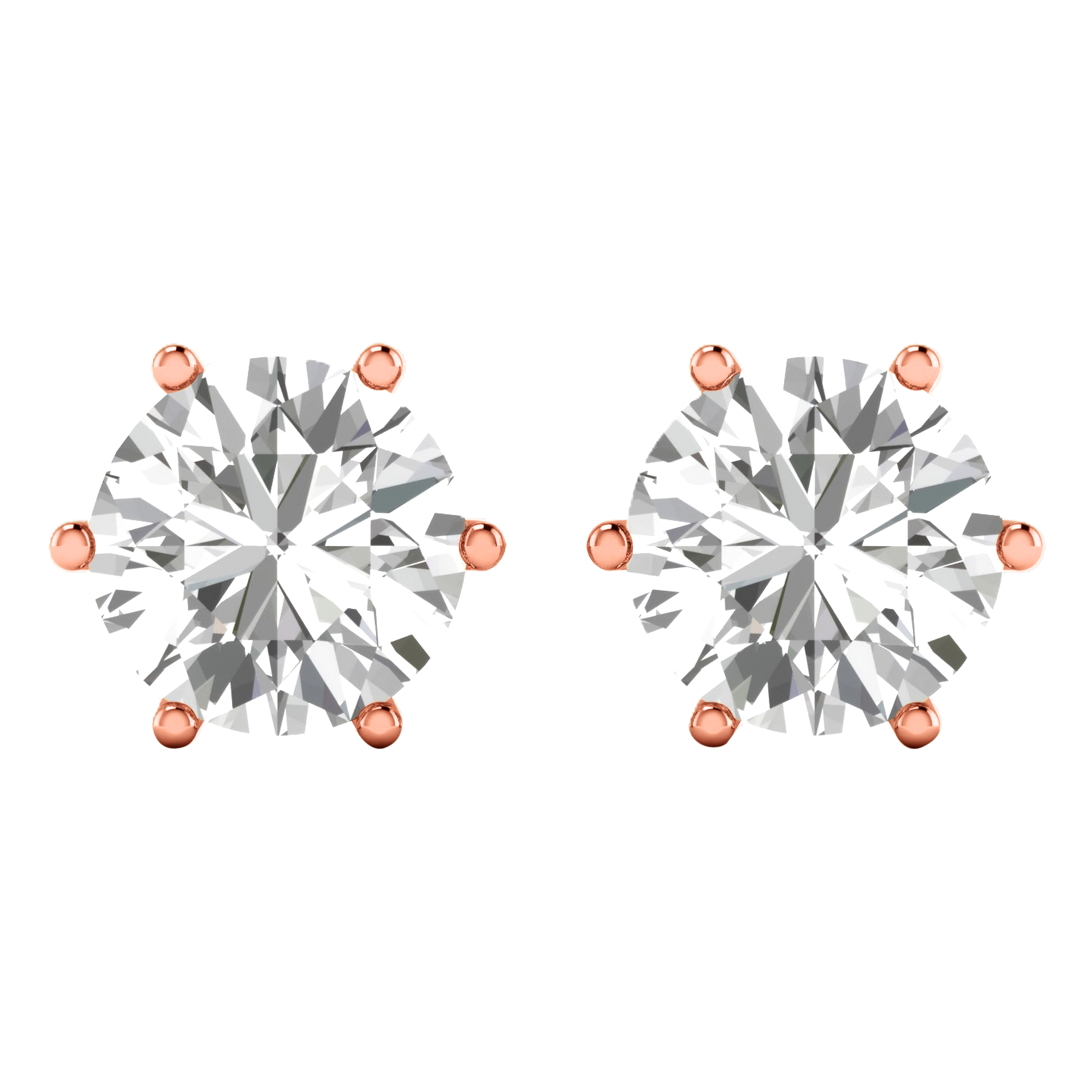 Yasmin Diamanten Stud Oorbellen Briljant - 4.5ct tot 10ct