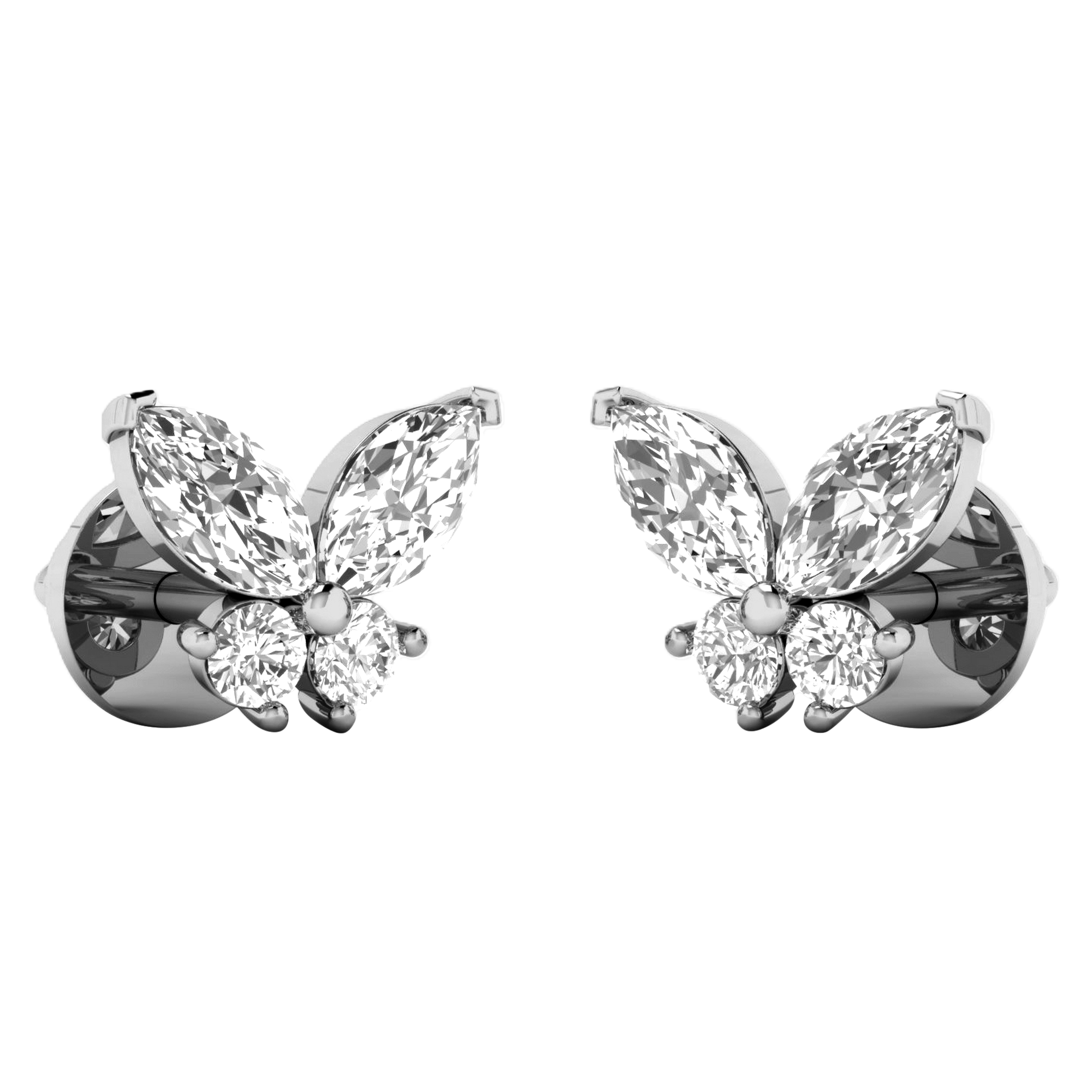 Gina Diamanten Stud Oorbellen Peer - 2.2ct