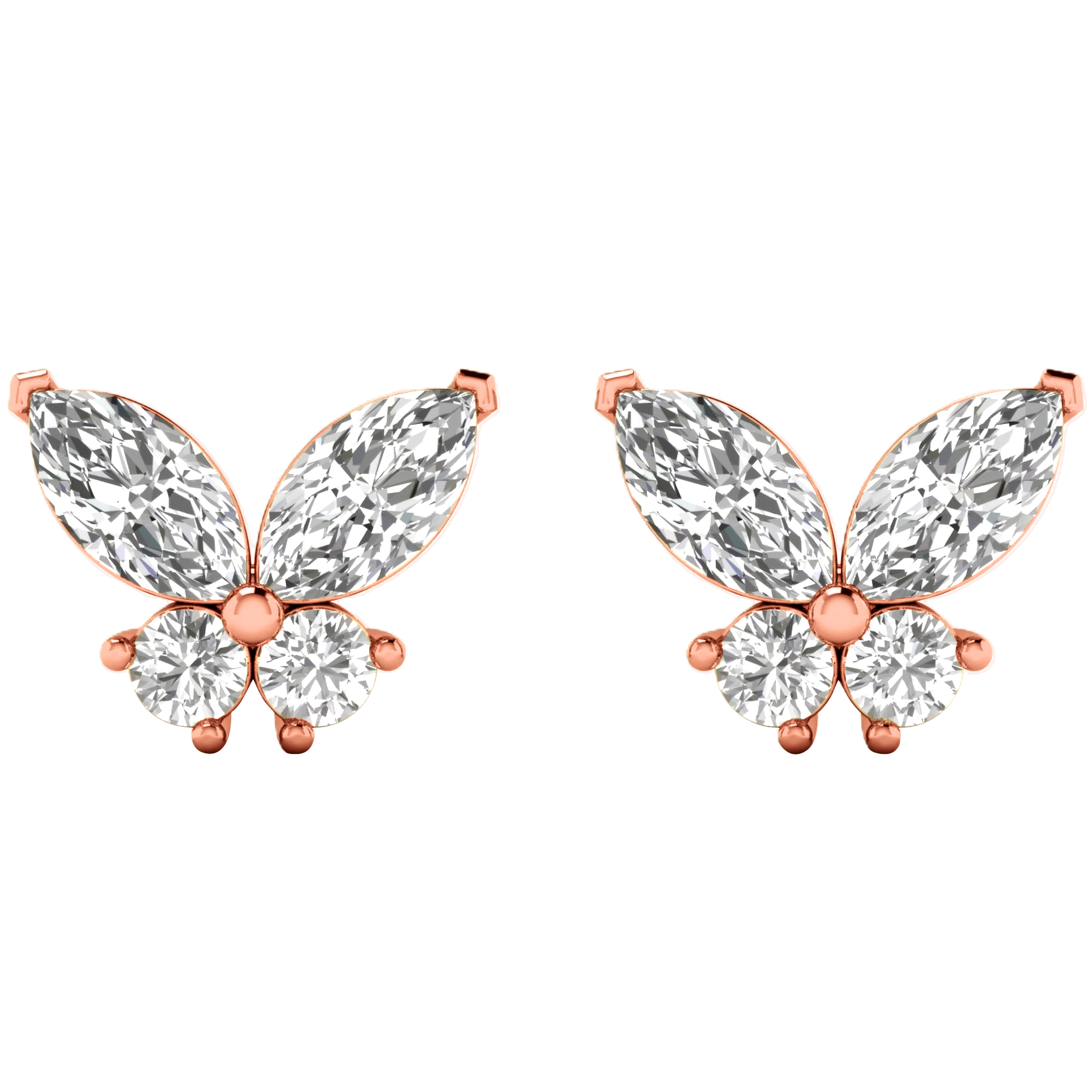 Gina Diamanten Stud Oorbellen Peer - 2.2ct