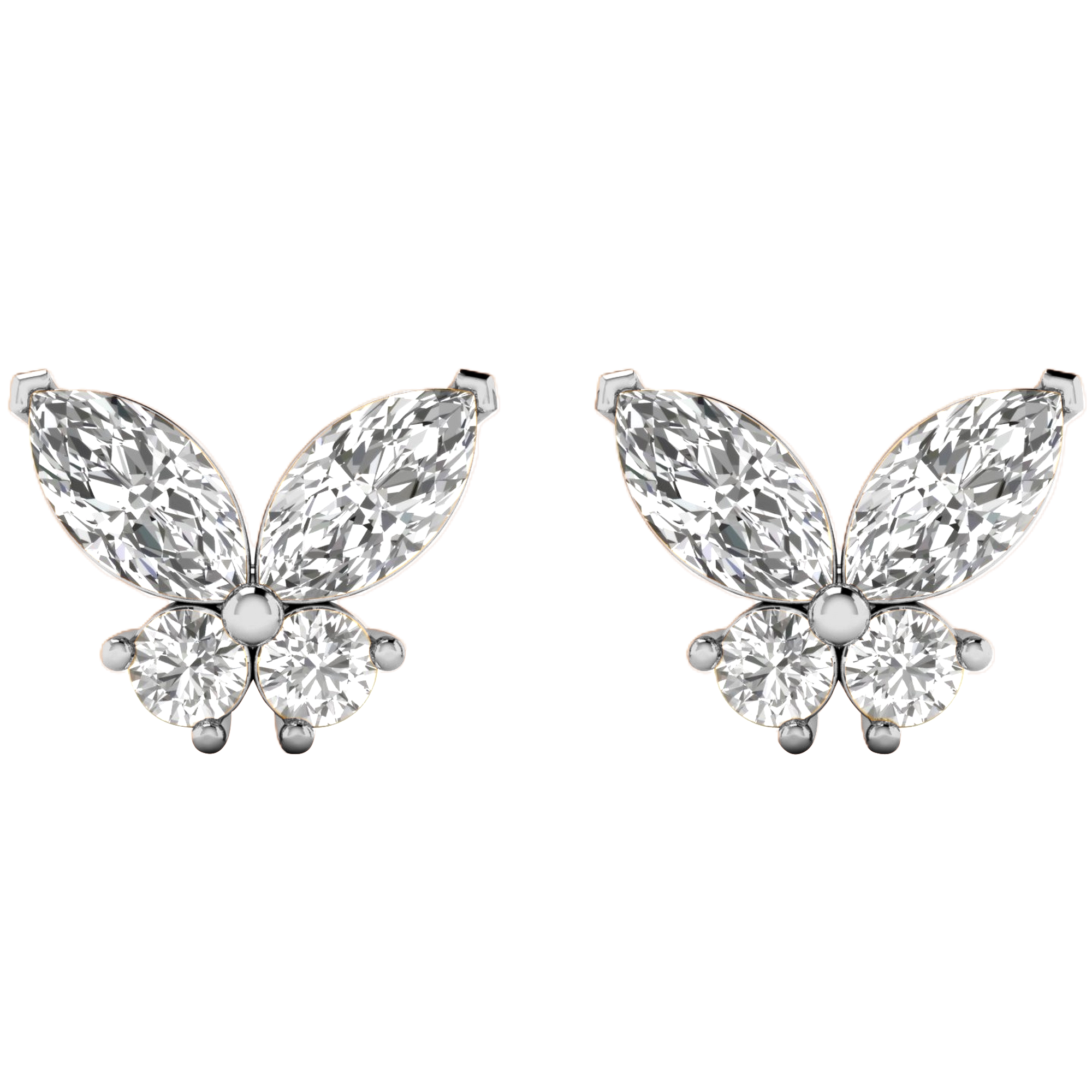 Gina Diamanten Stud Oorbellen Peer - 2.2ct