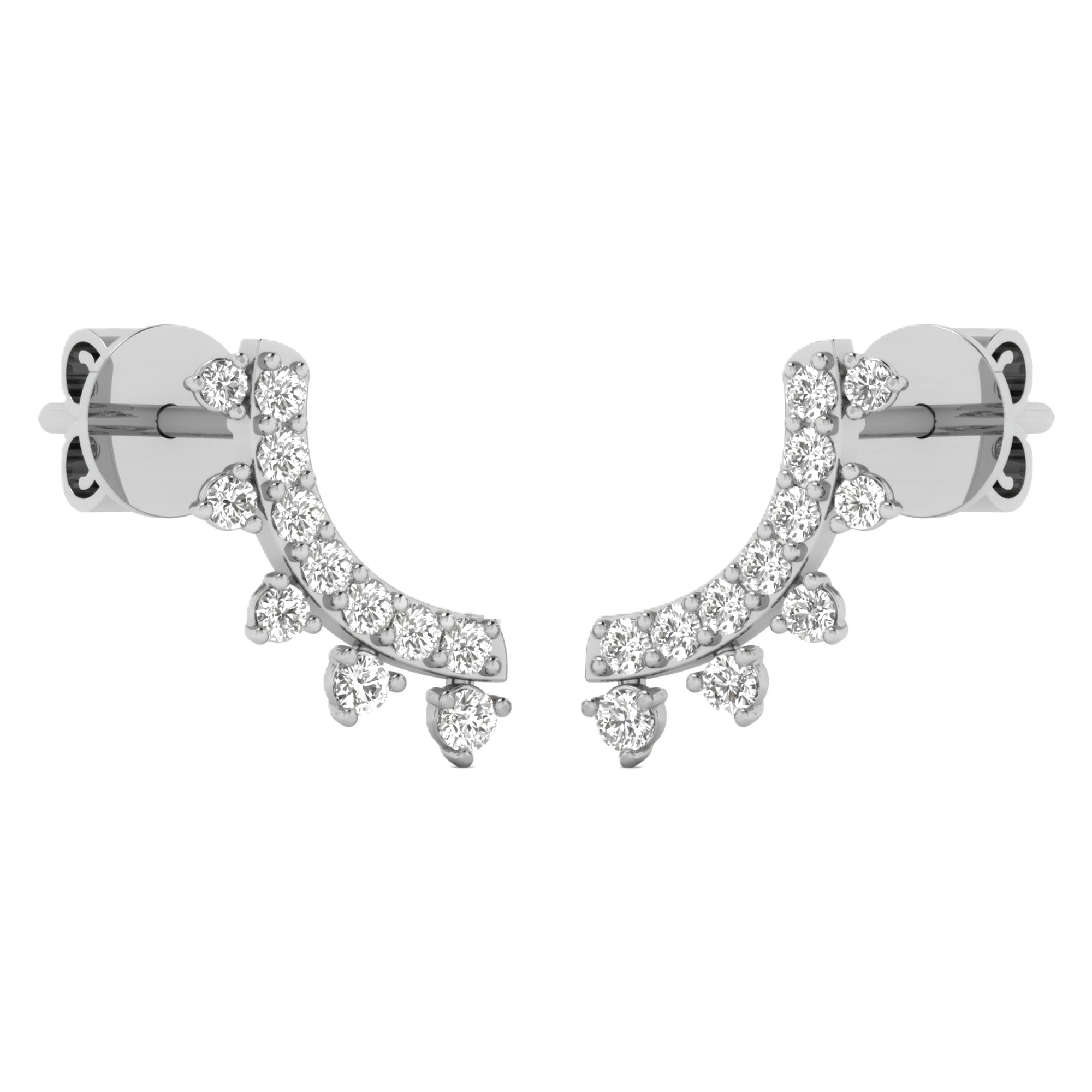 Femke Diamant Stecker Ohrringe Brillant - 0.4ct