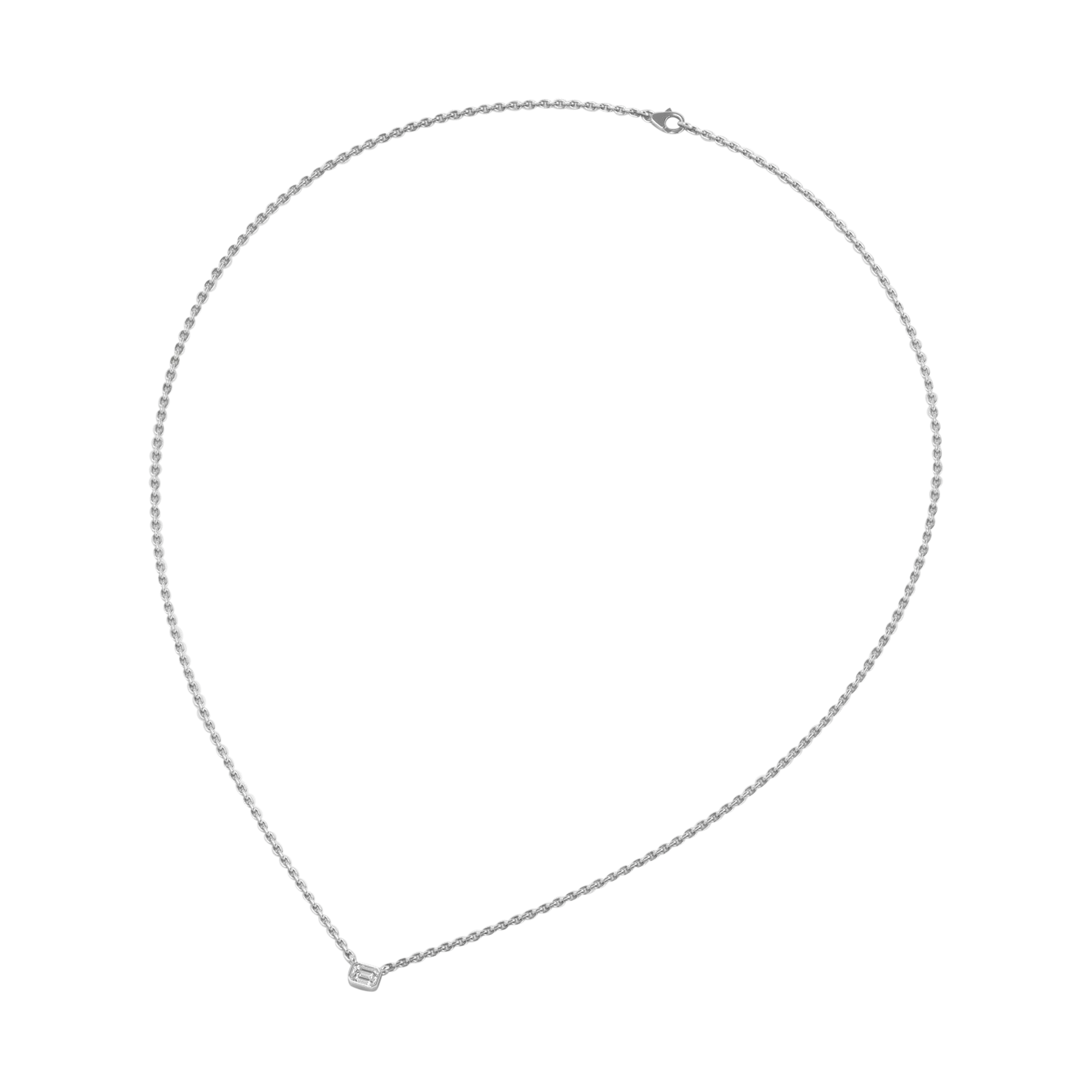 Linda Diamanten Ketting Emerald - 0.2ct