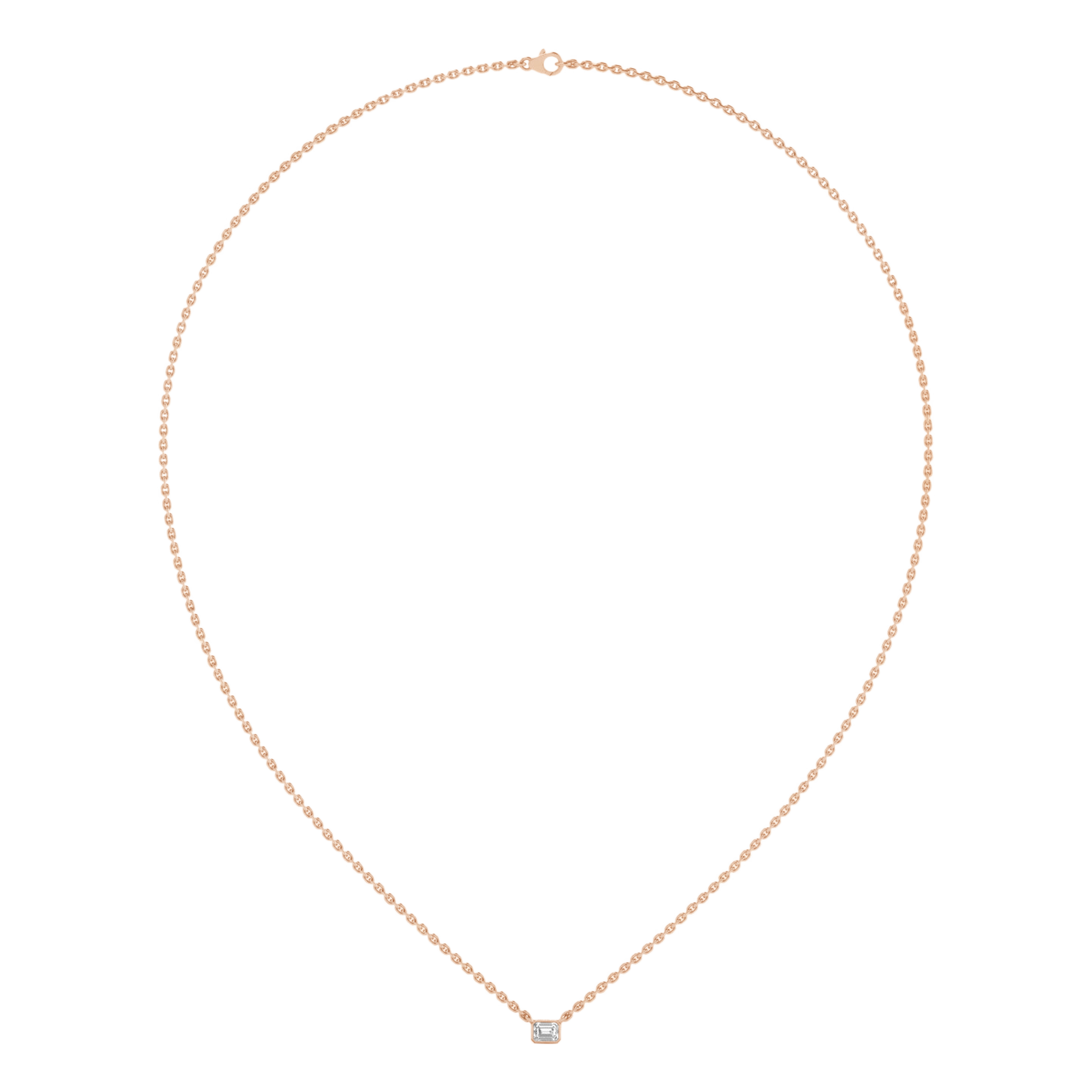 Linda Diamanten Ketting Emerald - 0.2ct