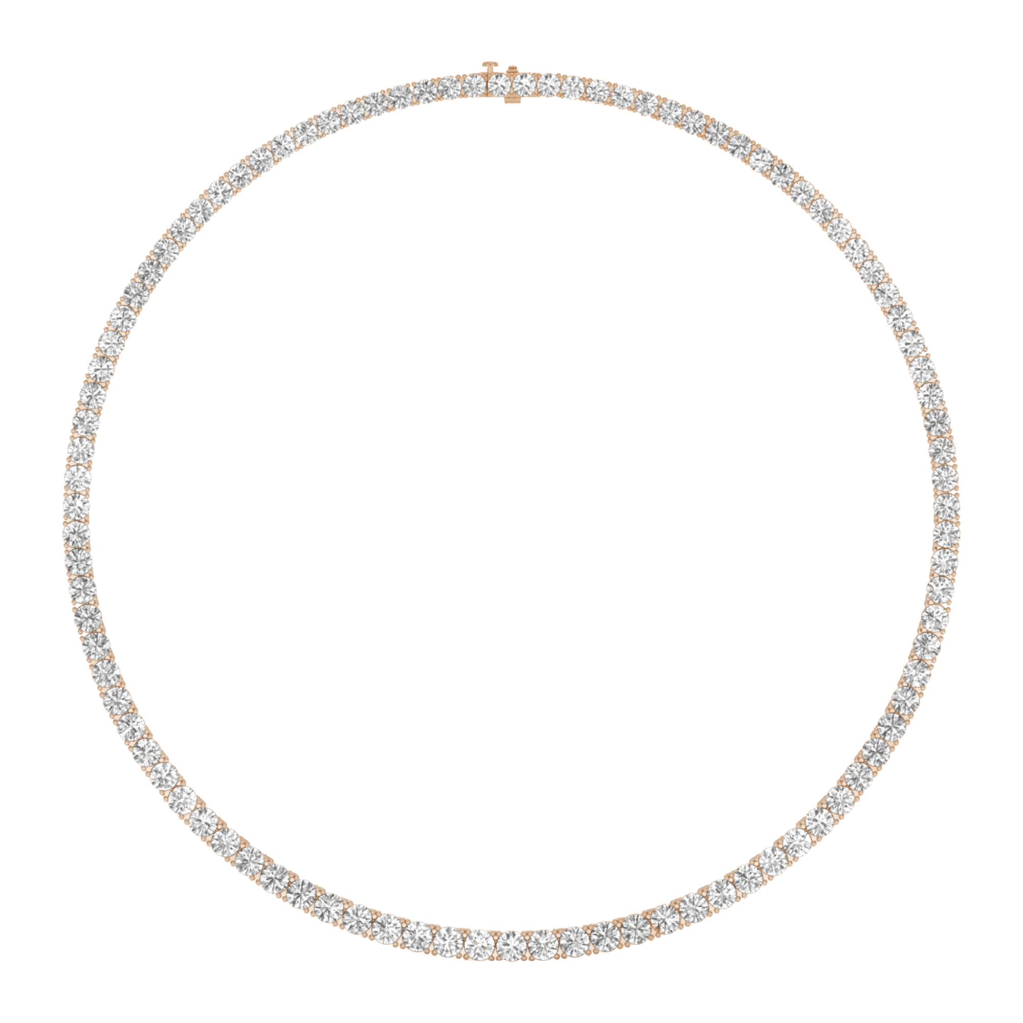 Kette aus 37,39 Karat mit Hauptstein in runder Form von 0,506 Karat - 130