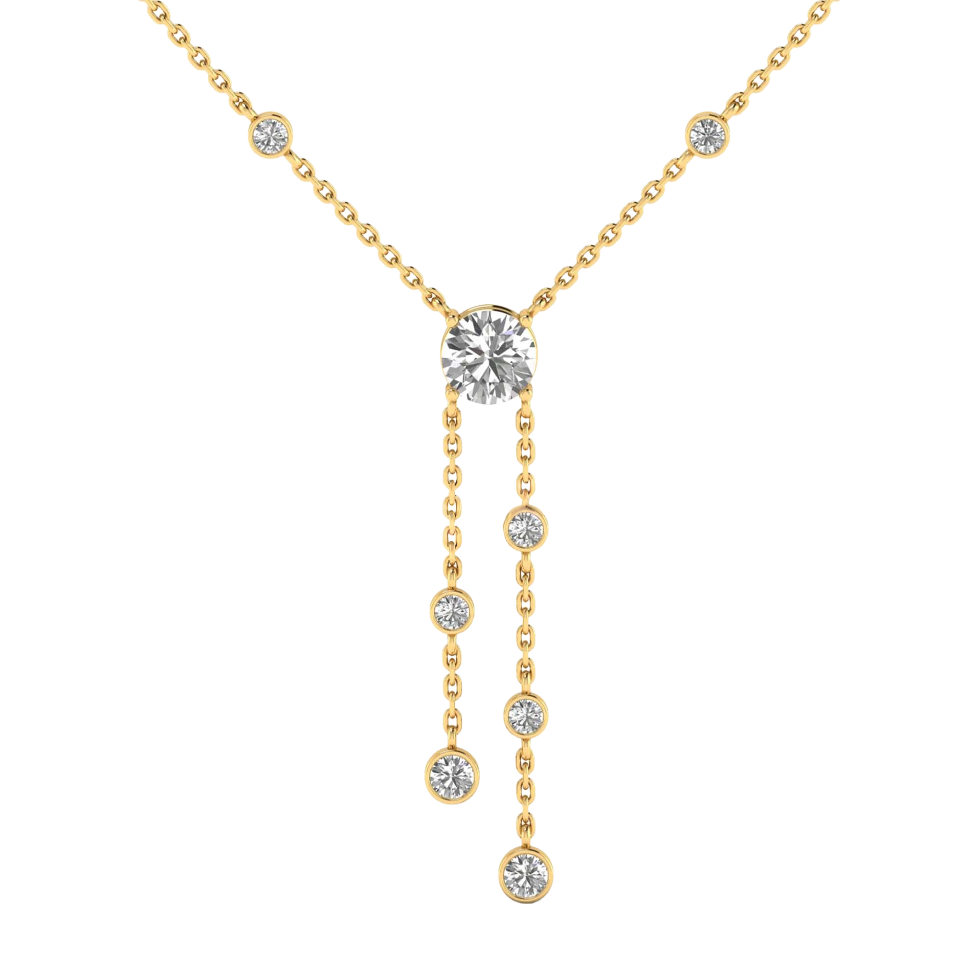 Jojo Diamanten Ketting Briljant - 3.3ct VD