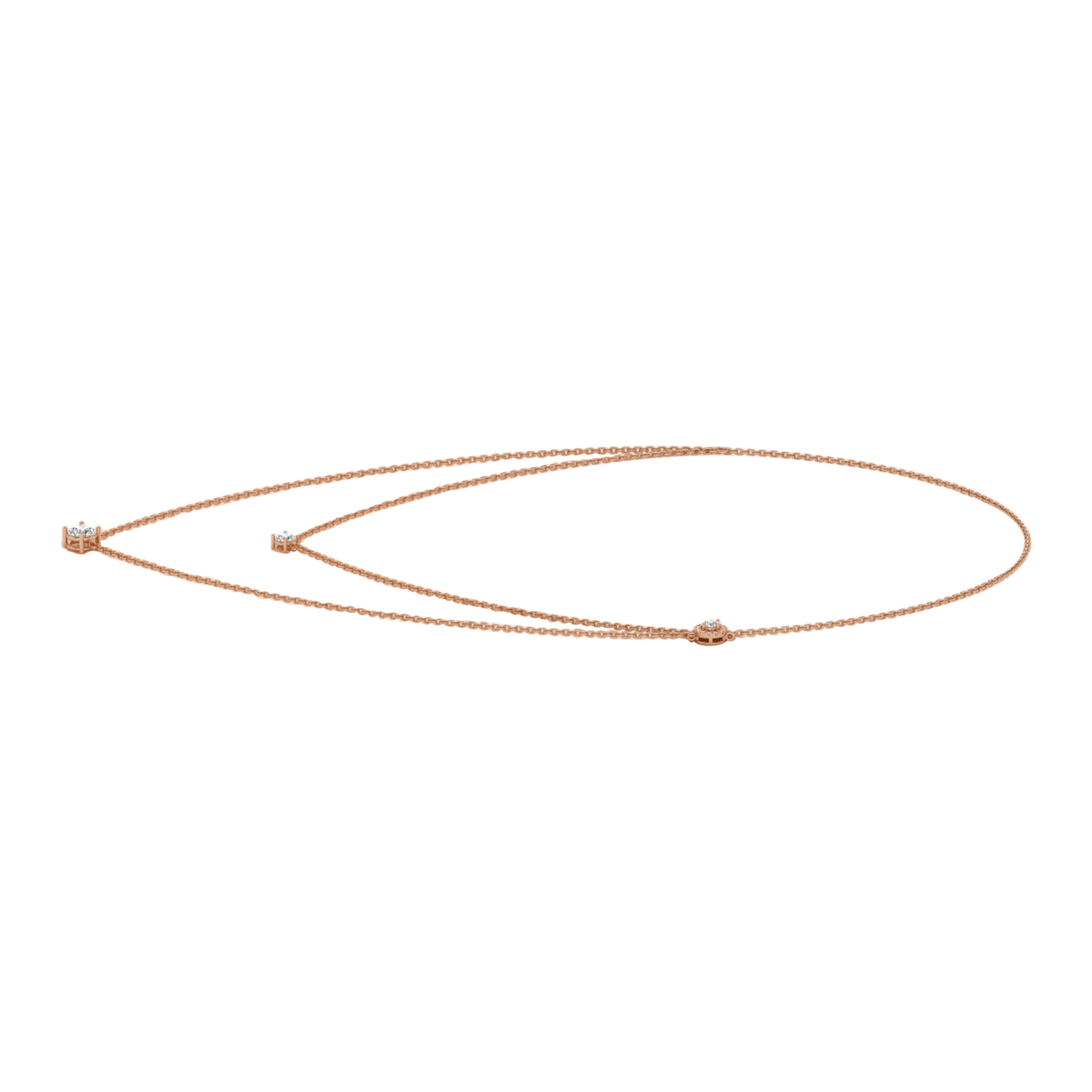 Quirine Diamond Layered Necklace Brilliant - 2ct