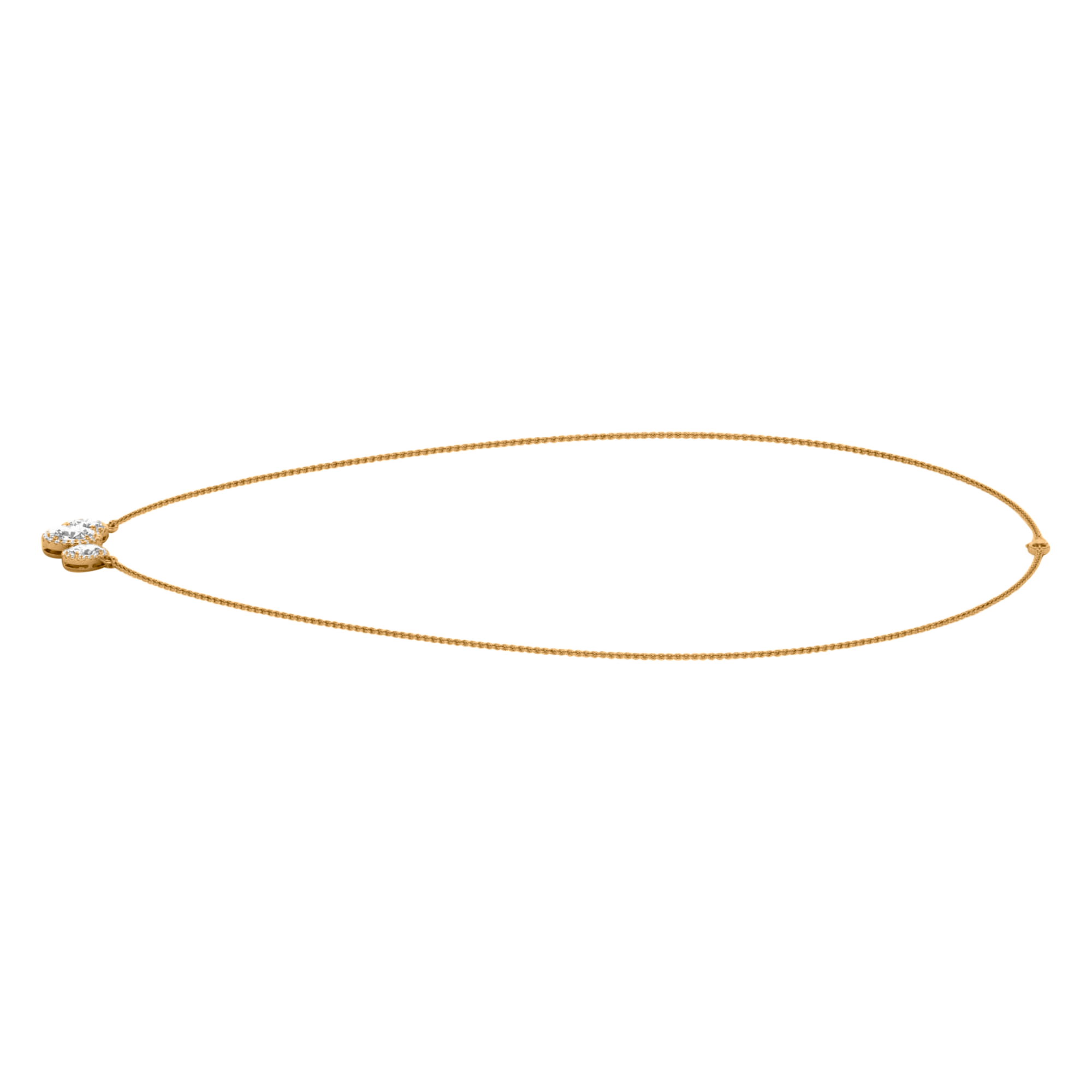 Jamie Diamanten Ketting Ovaal - 2.3ct