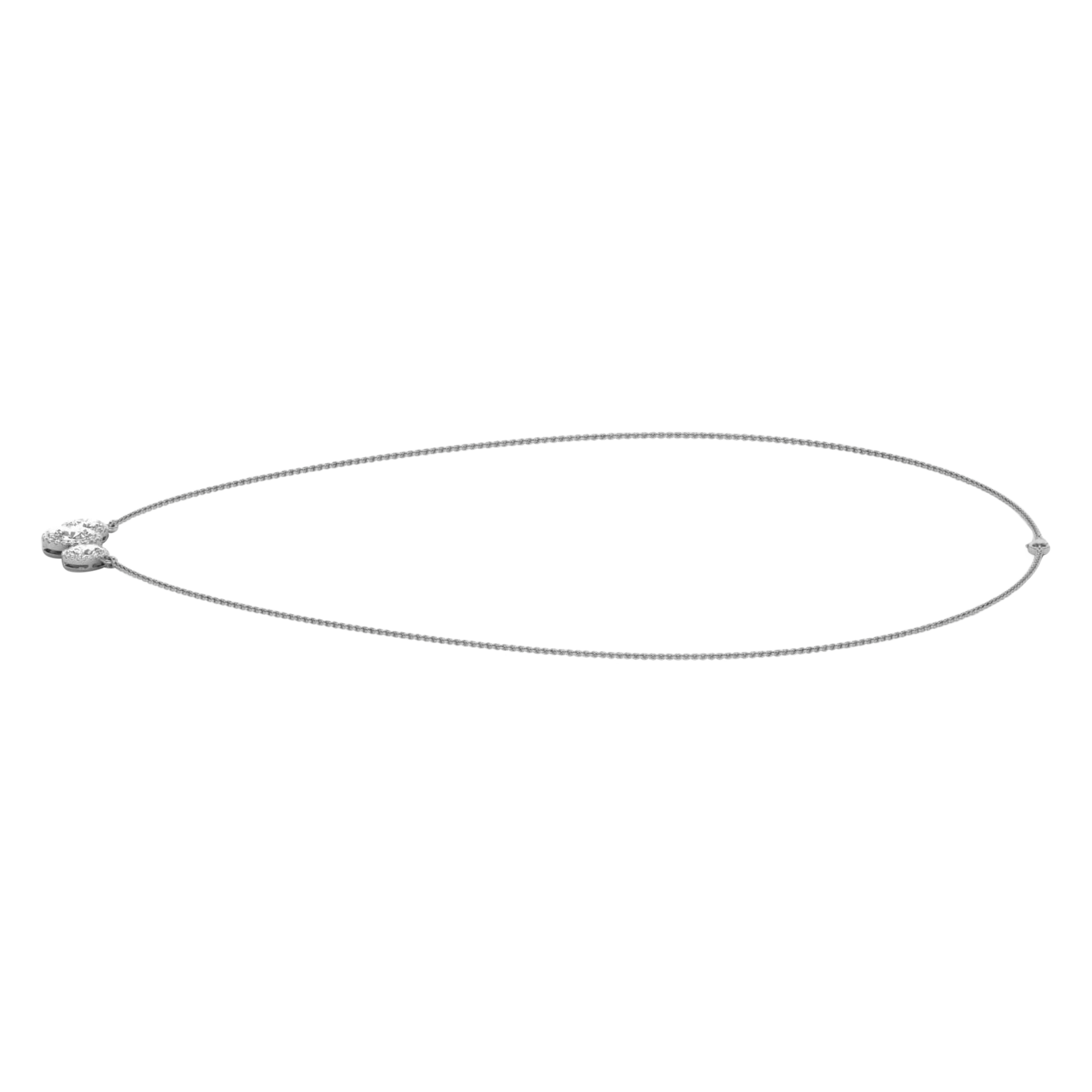 Jamie Diamanten Ketting Ovaal - 2.3ct