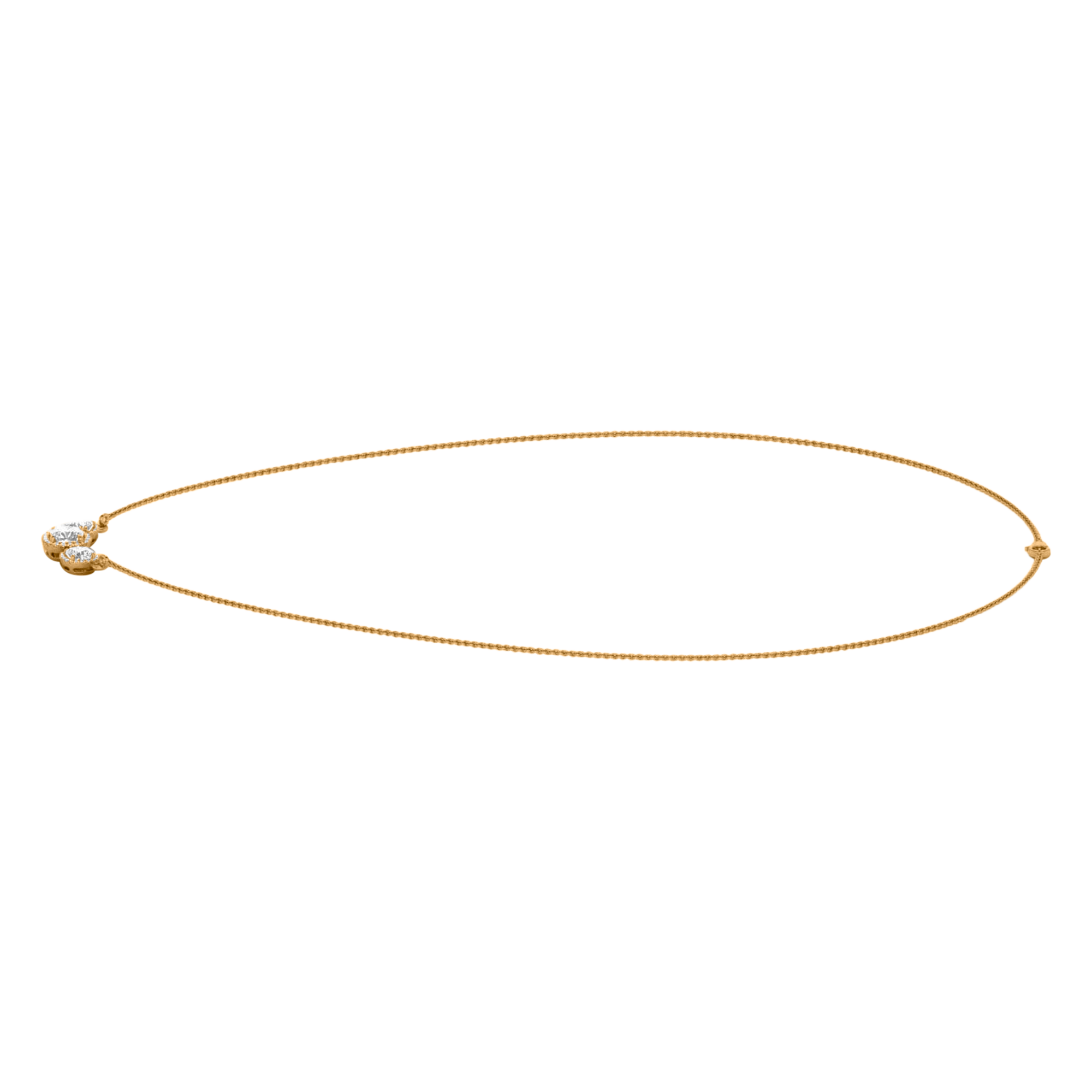 Jamie Diamanten Ketting Cushion - 2.2ct