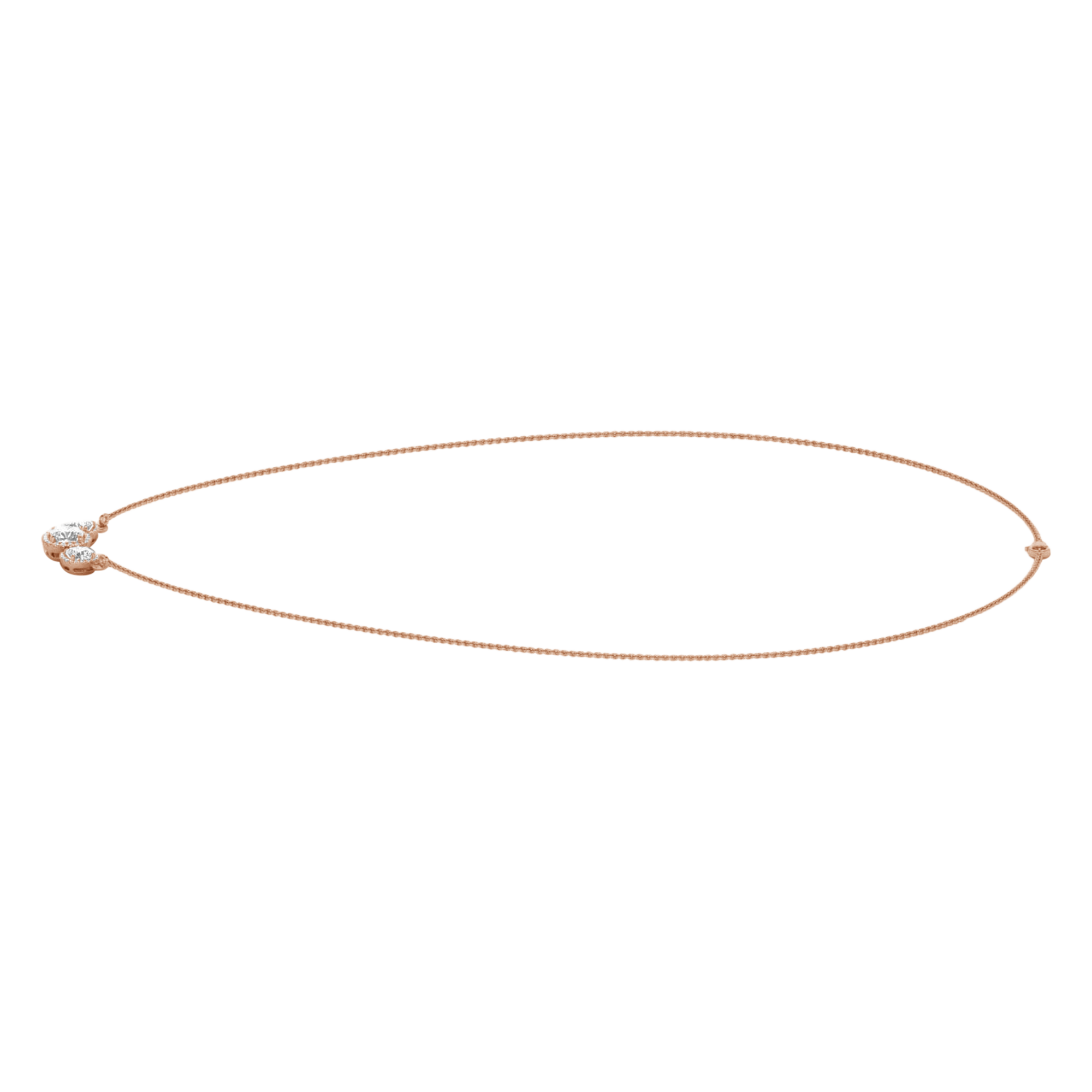 Jamie Diamanten Ketting Cushion - 2.2ct