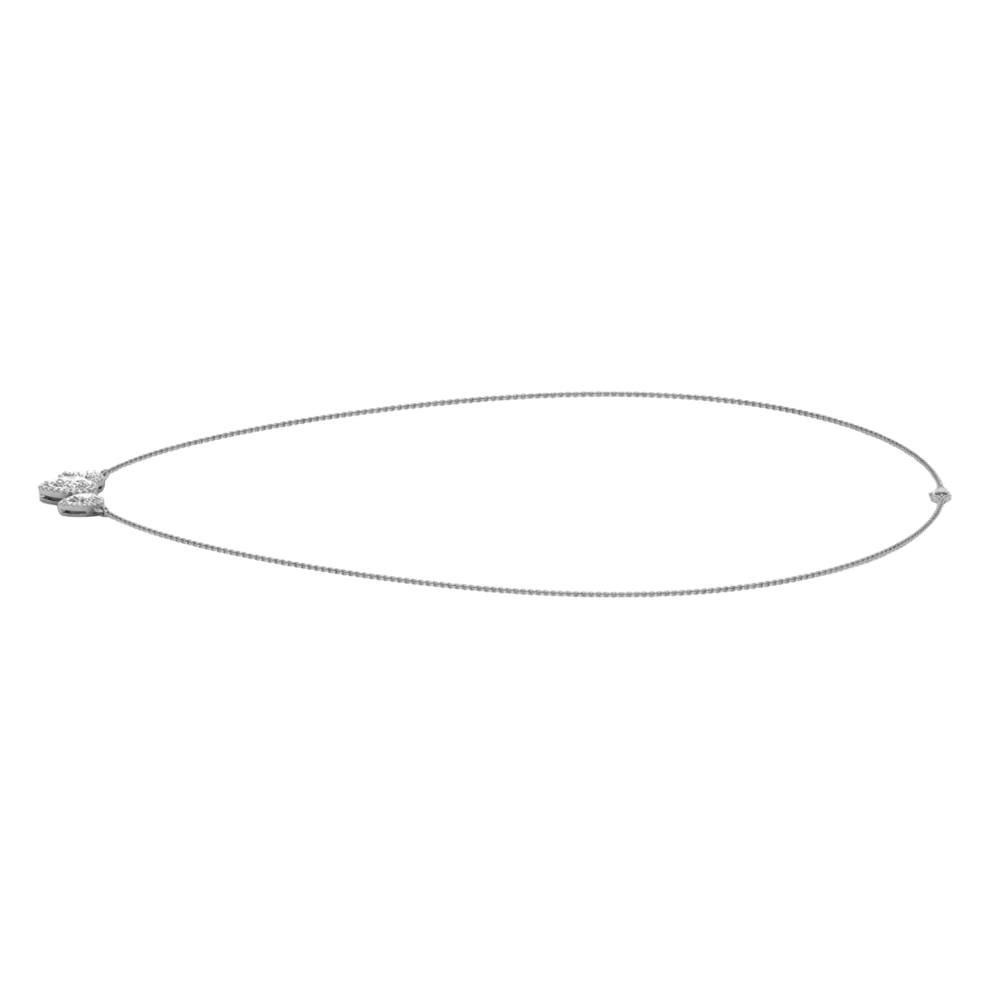 Jamie Diamanten Ketting Peer - 2.3ct