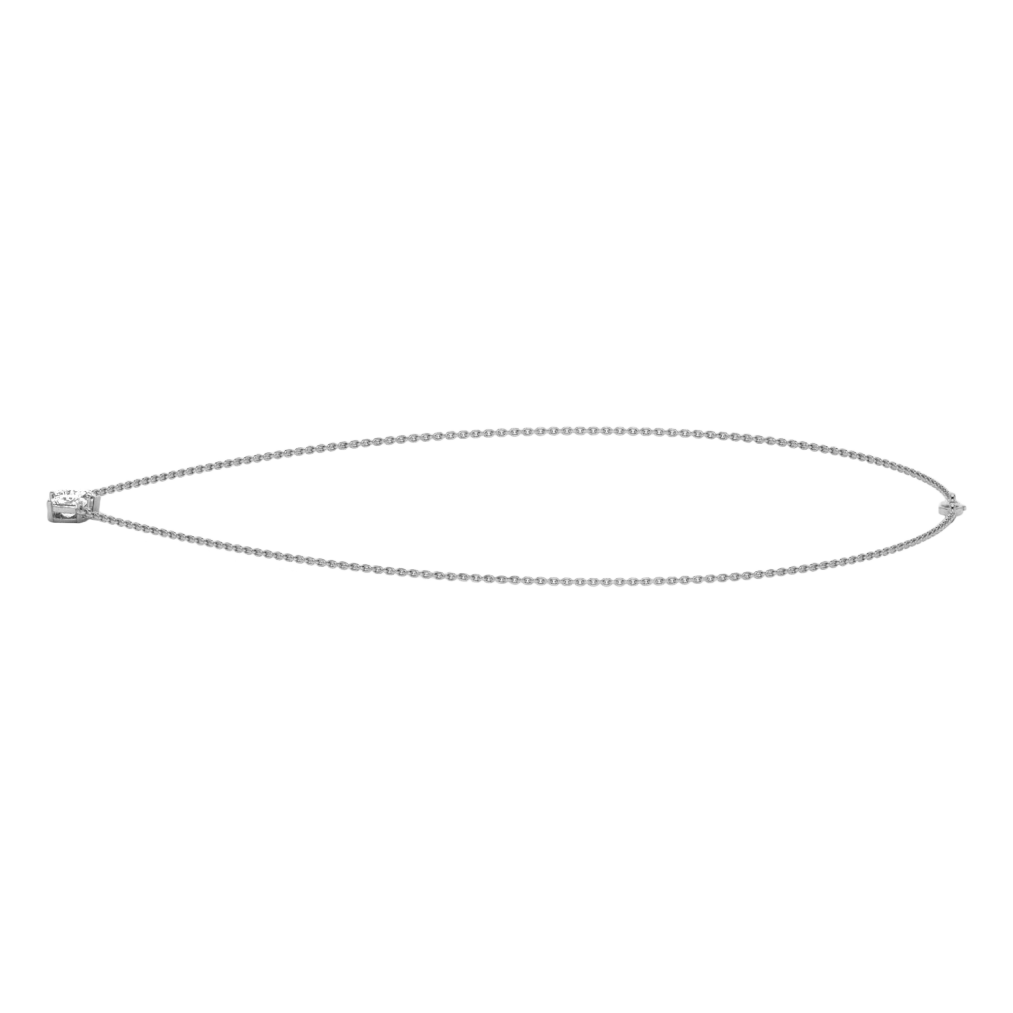Teddy Diamanten Toi Et Moi Ketting Peer & Cushion - 2ct