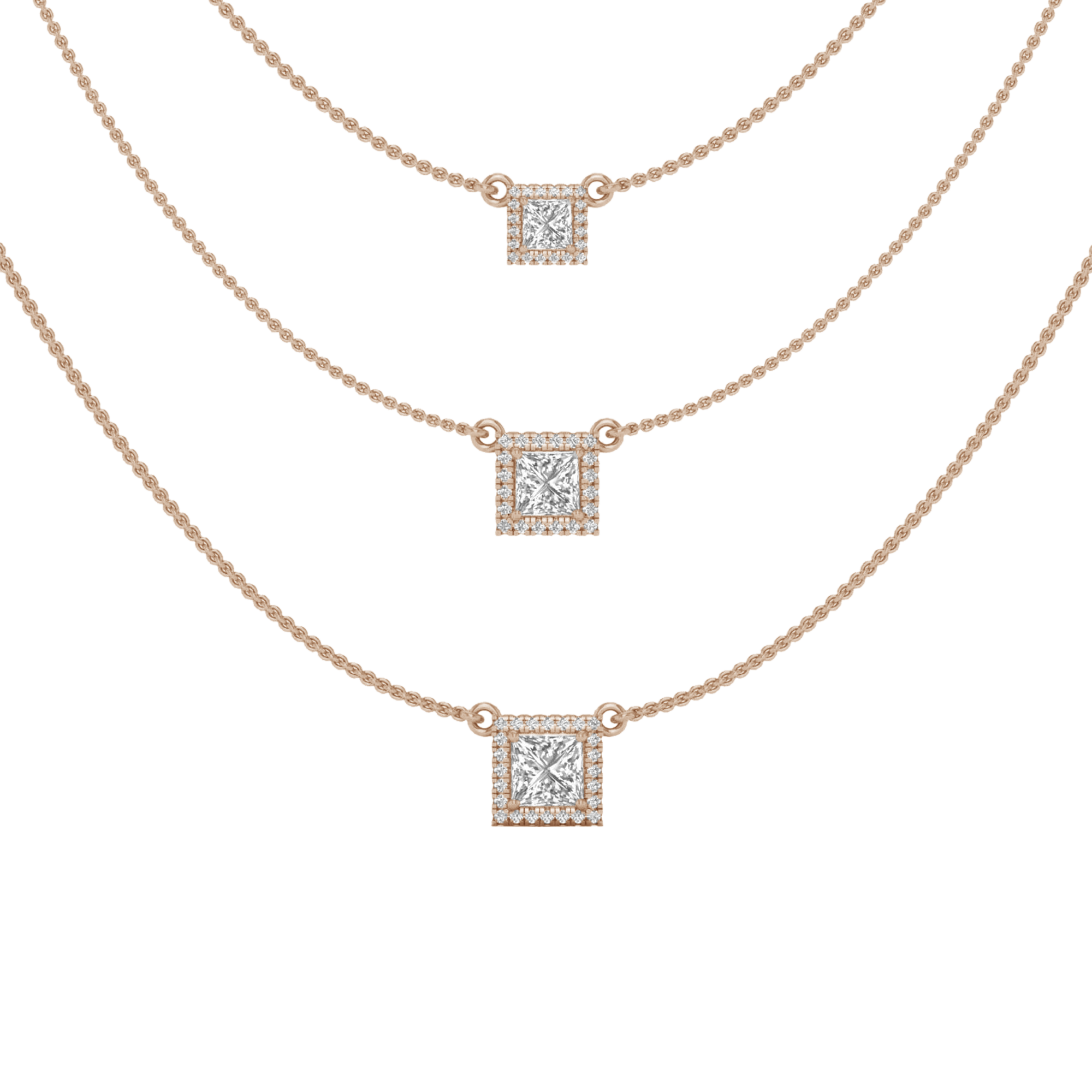 Jamie Diamanten Tennisketting Princess - 3.4ct