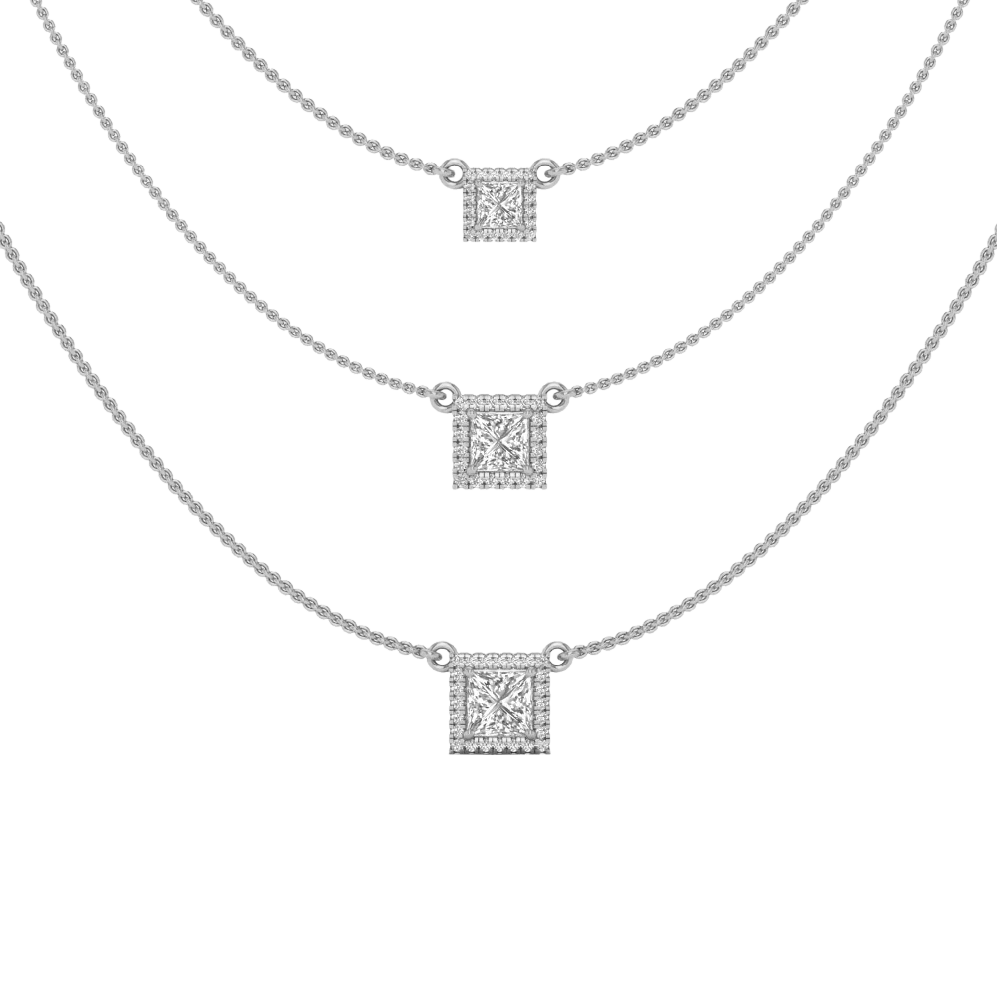 Jamie Diamanten Tennisketting Princess - 3.4ct