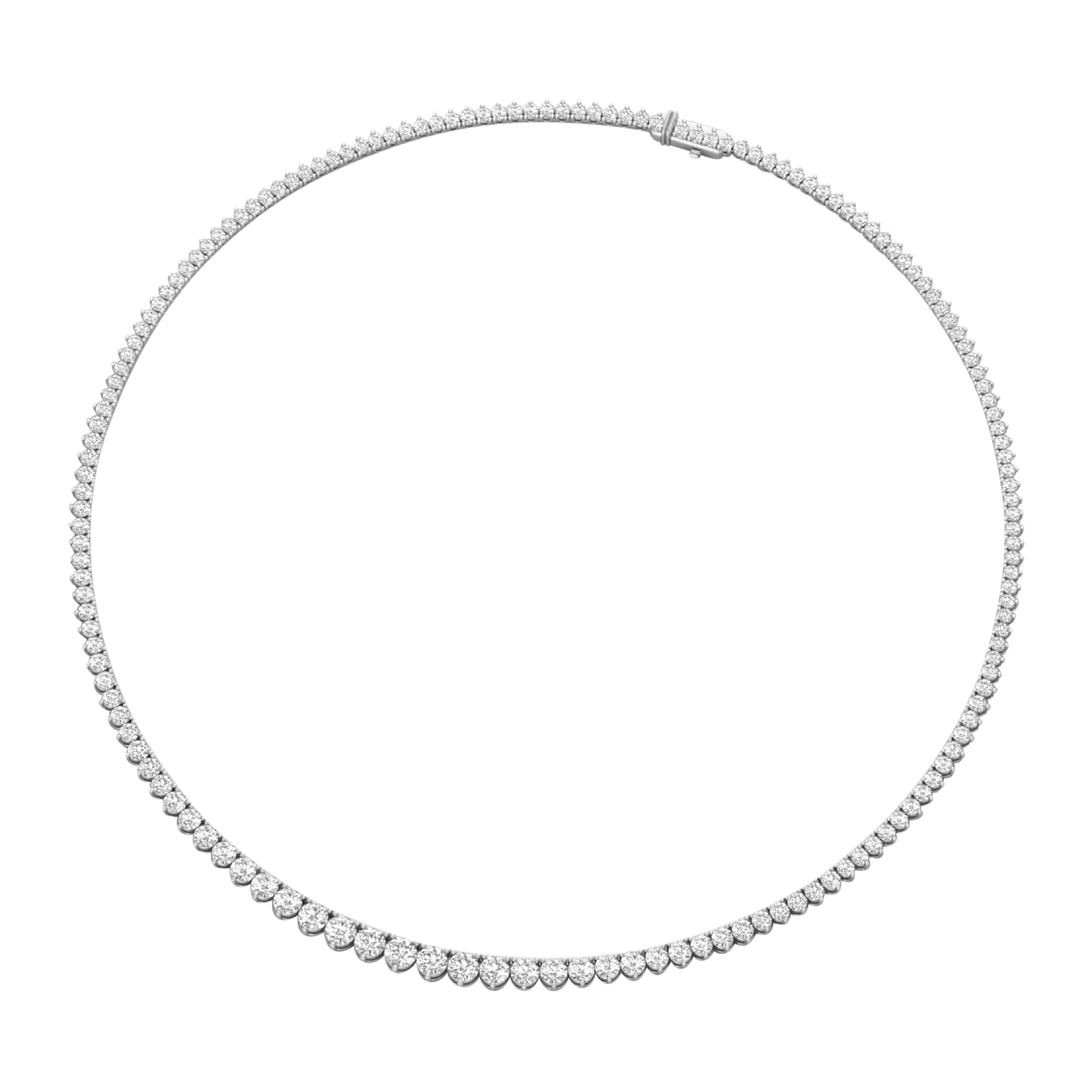 Esra Diamanten Tennisketting Briljant - 15ct
