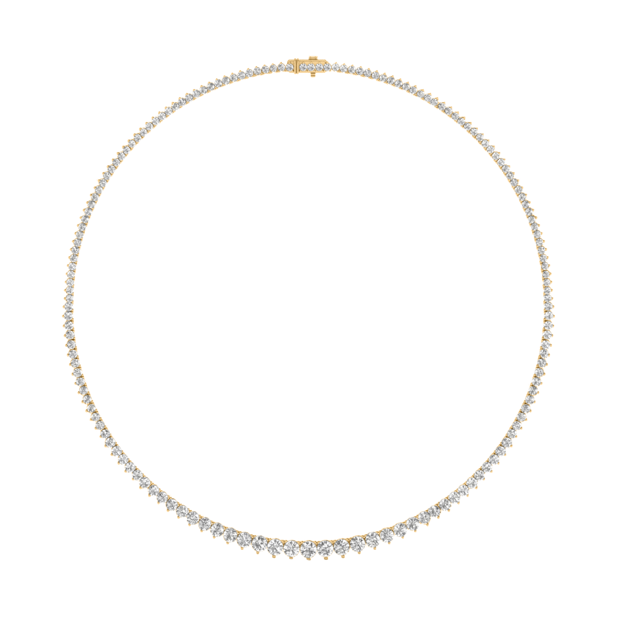 Esra Diamanten Tennisketting Briljant - 15ct