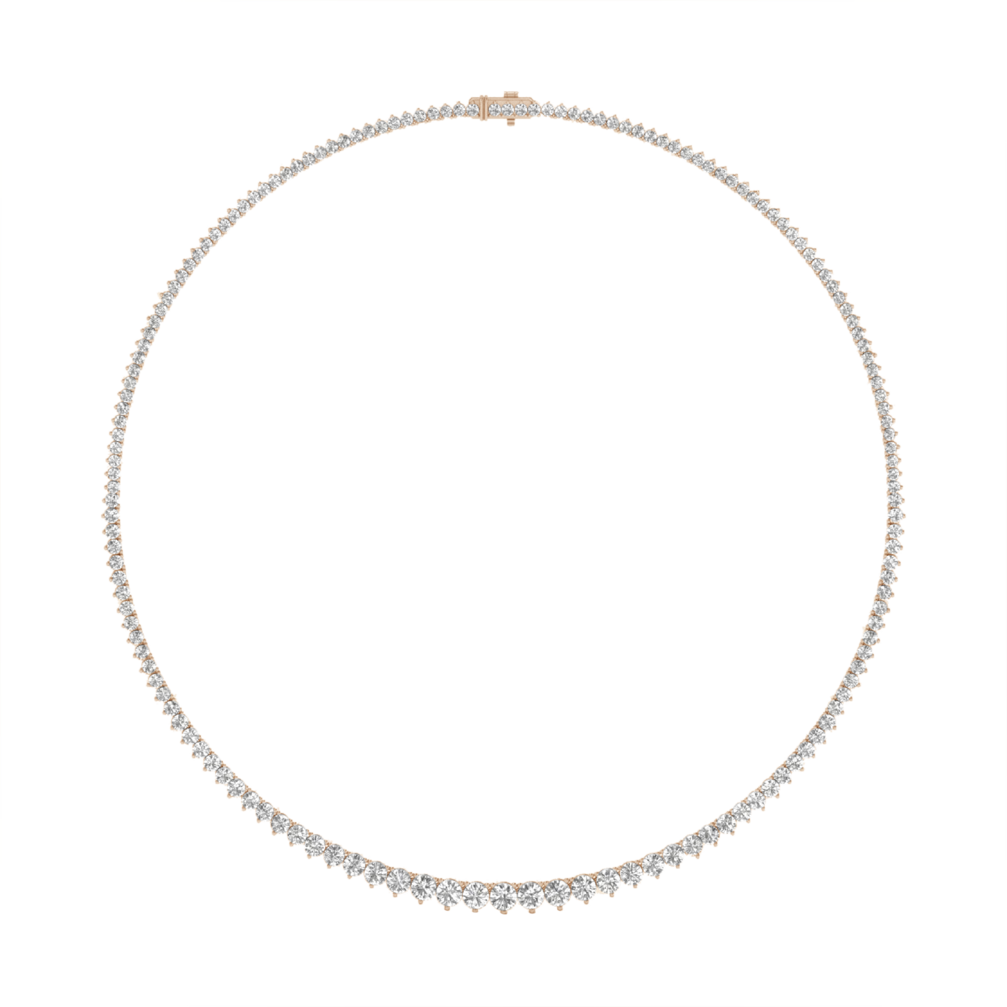 Esra Diamanten Tennisketting Briljant - 15ct
