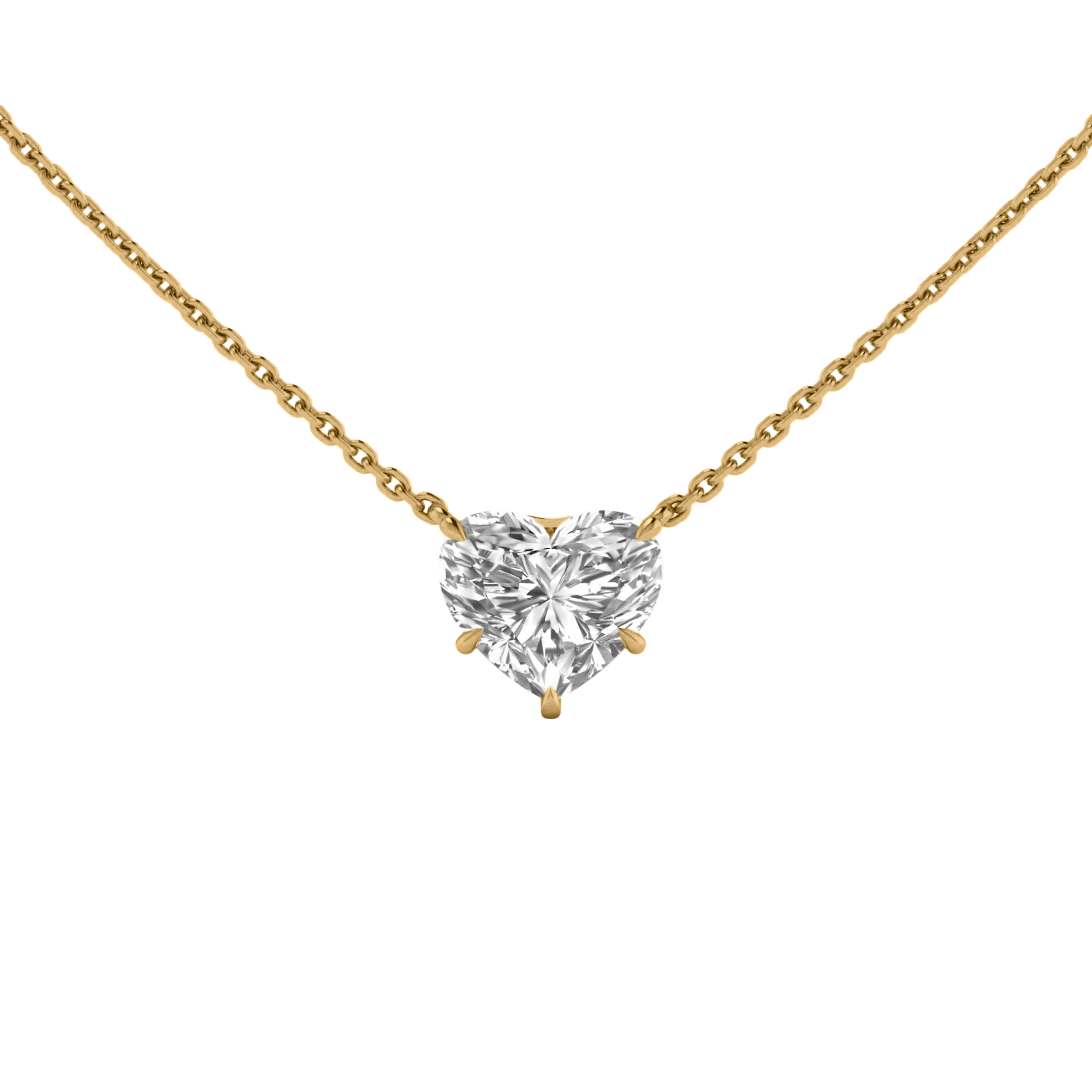 Rosalie Diamond Heart Necklace - 6.7ct