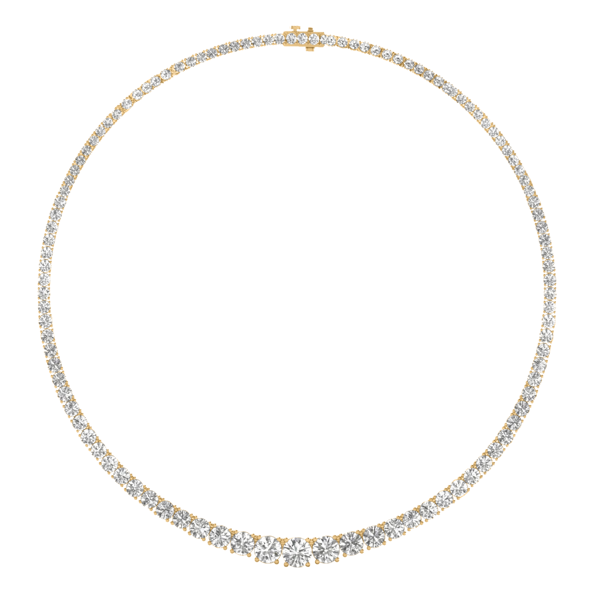 Lana Diamanten Tennisketting Briljant - 28.7ct