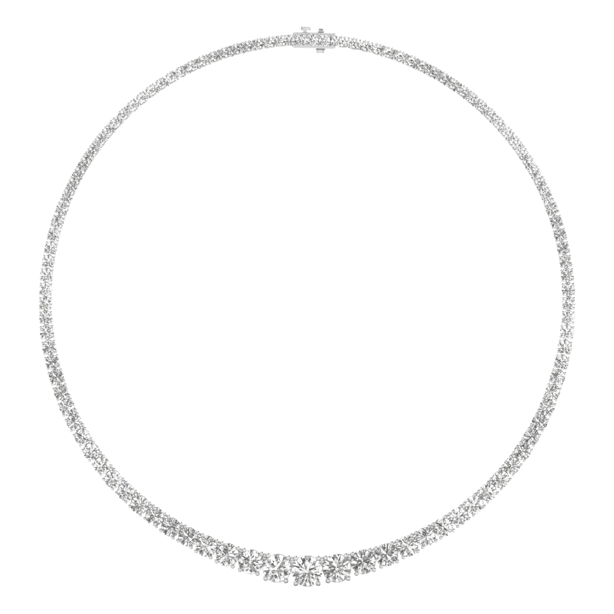 Lana Diamanten Tennisketting Briljant - 28.7ct